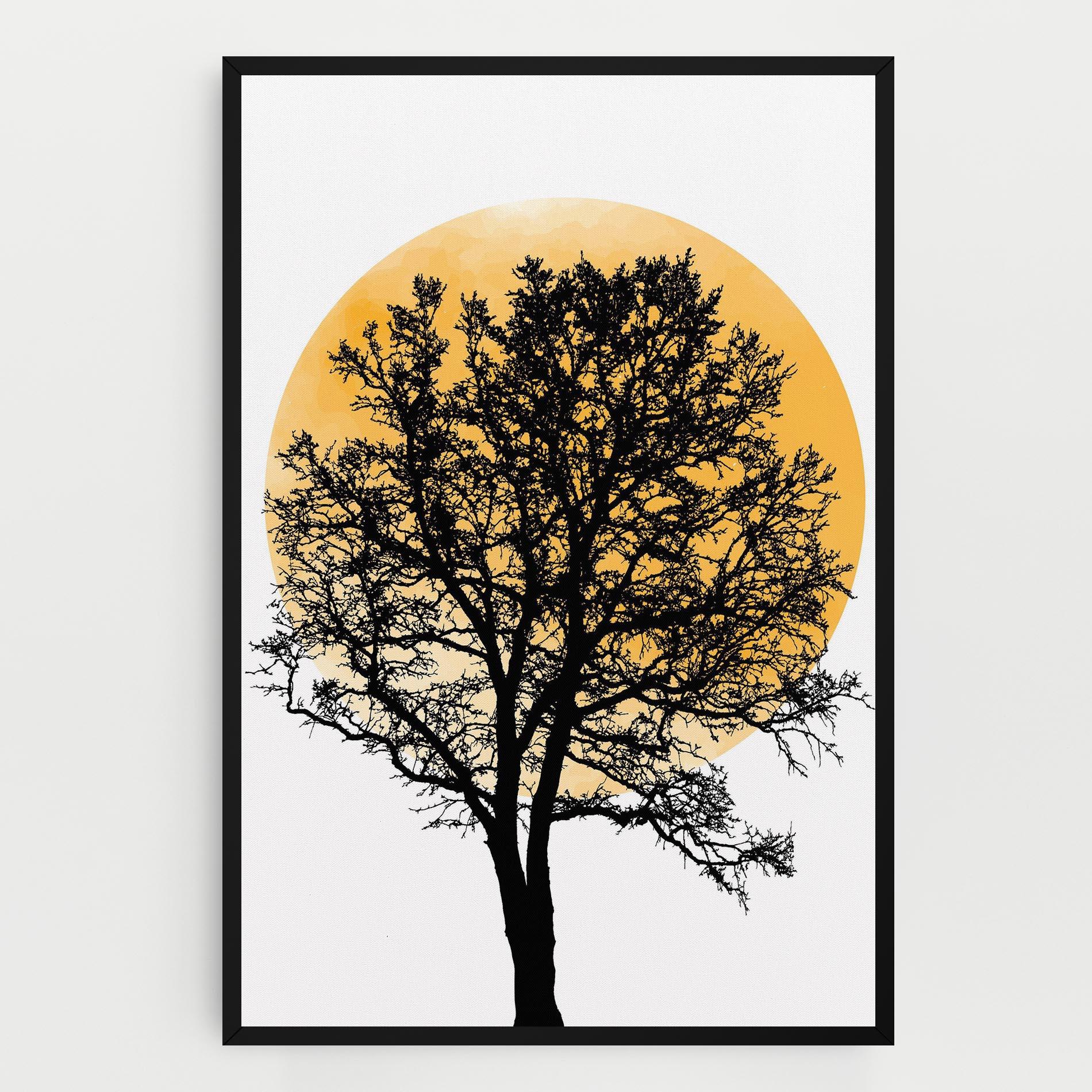 Tablou Canvas Orange Sun 01 mockup 0