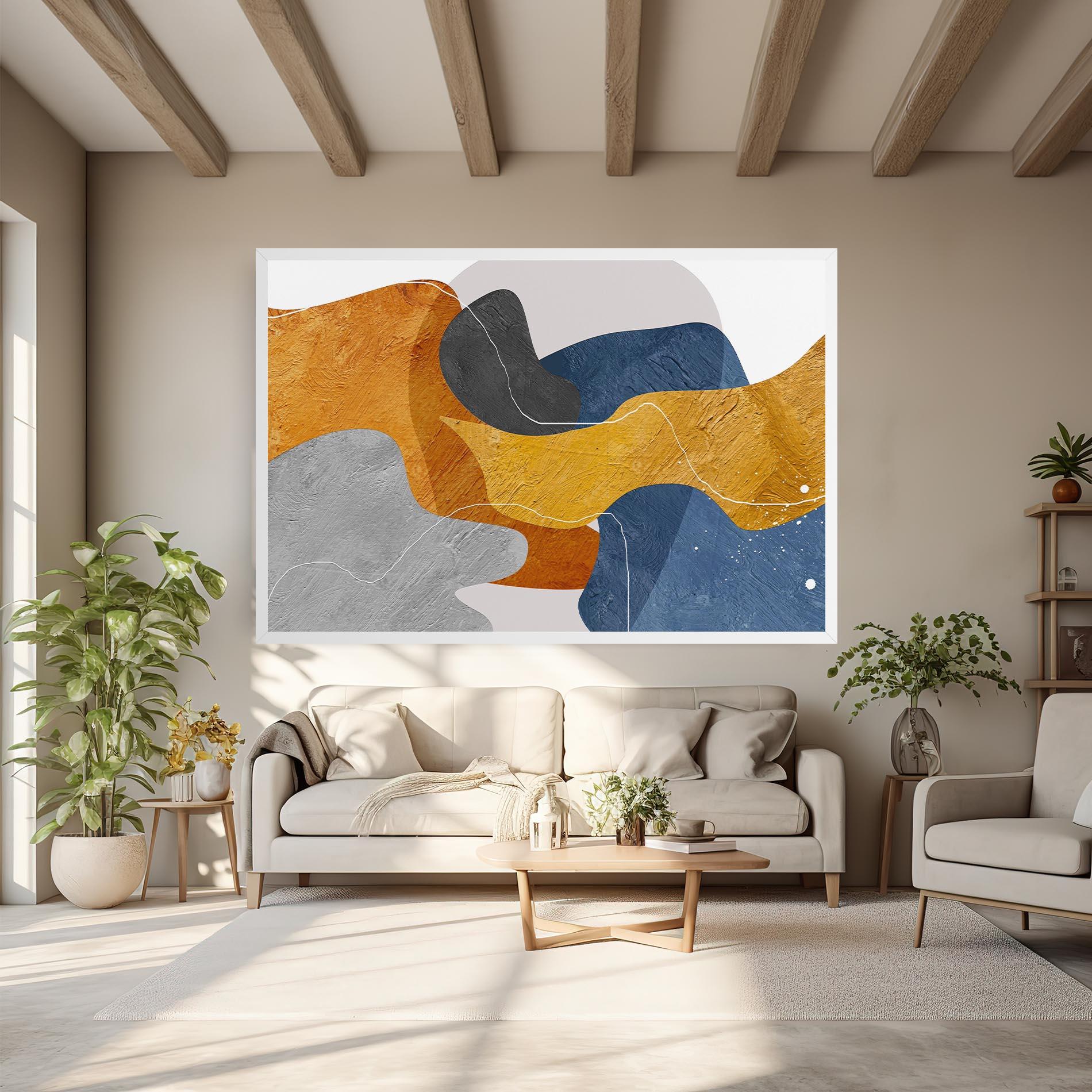 Tablou Canvas Abstract Color Mix mockup 6