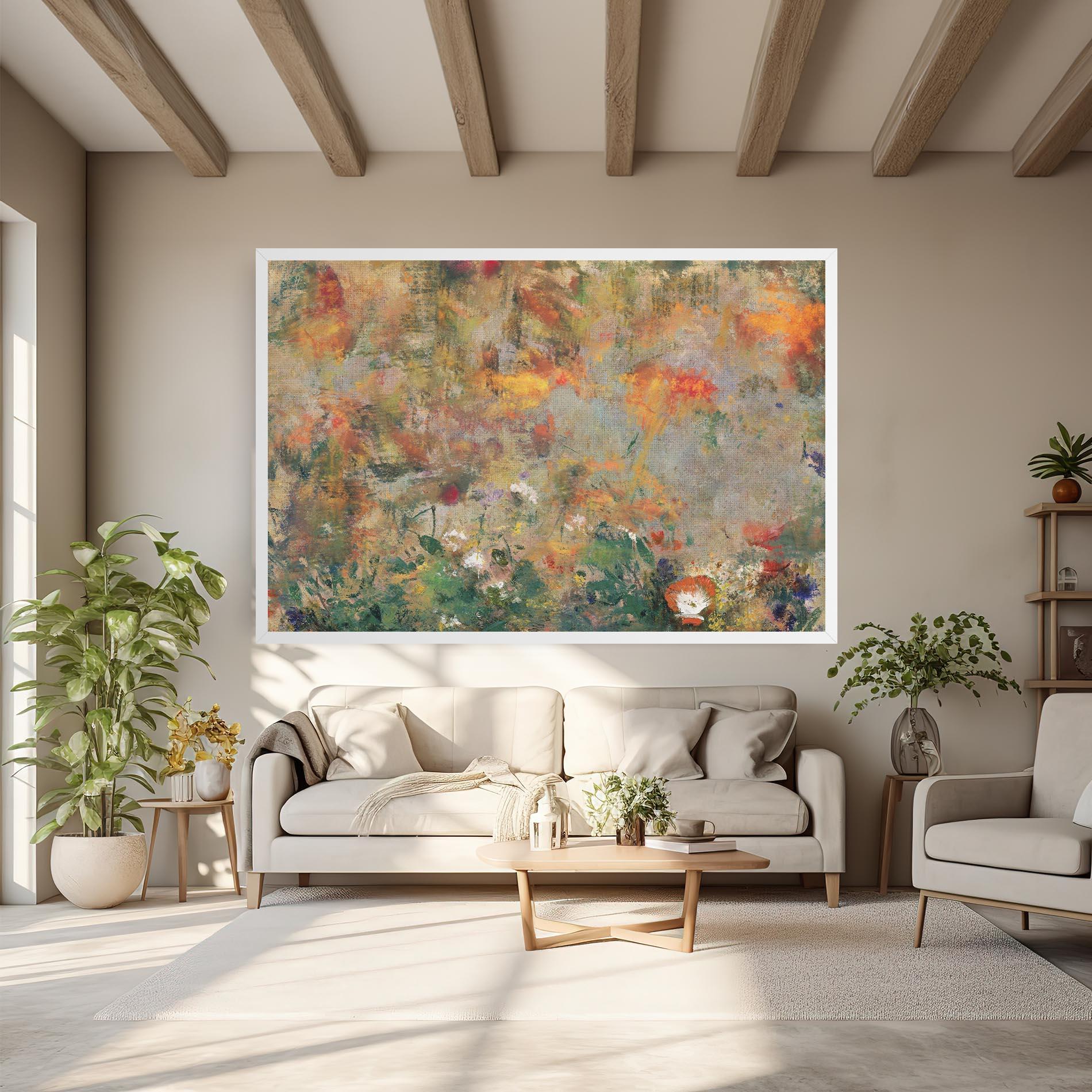 Tablou Canvas Abstract Flowers mockup 6