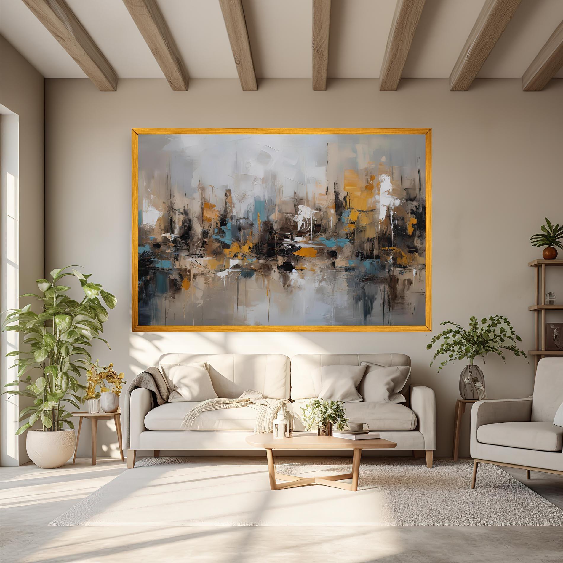 Tablou Canvas Abstract Los Angeles mockup 6