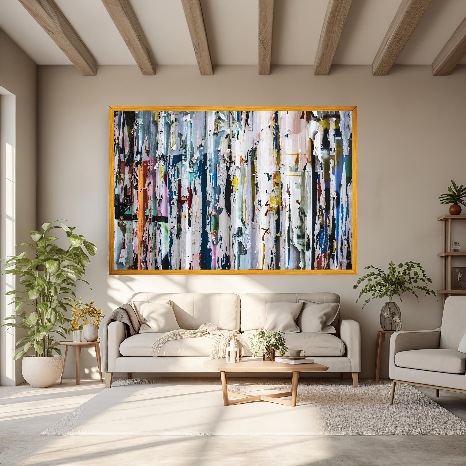 Abstract Torn Paper mockup 6