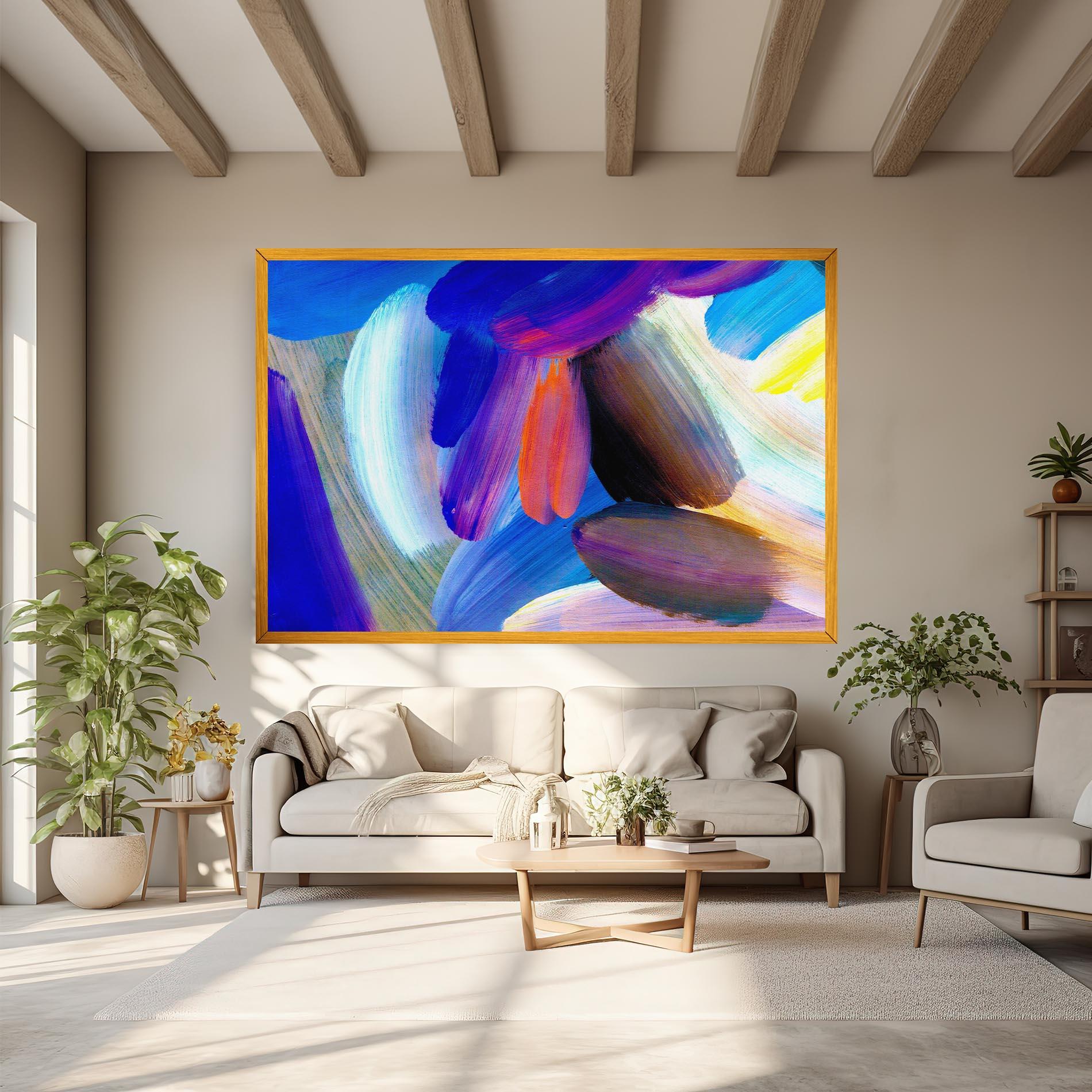 Tablou Canvas Colorful Abstract mockup 6