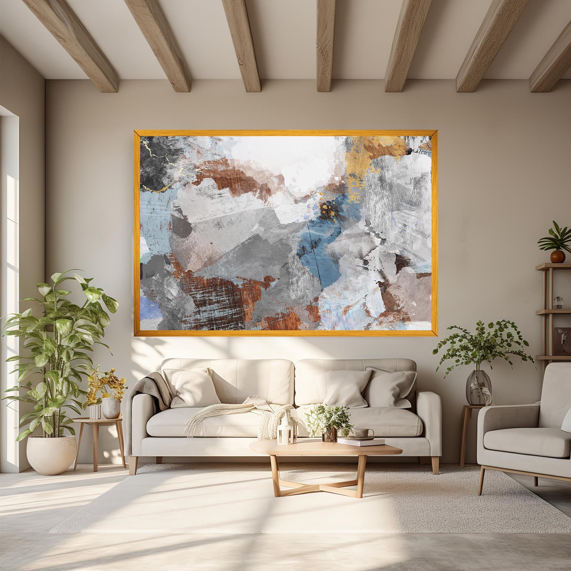 Tablou Canvas Paint On Wood mockup 6