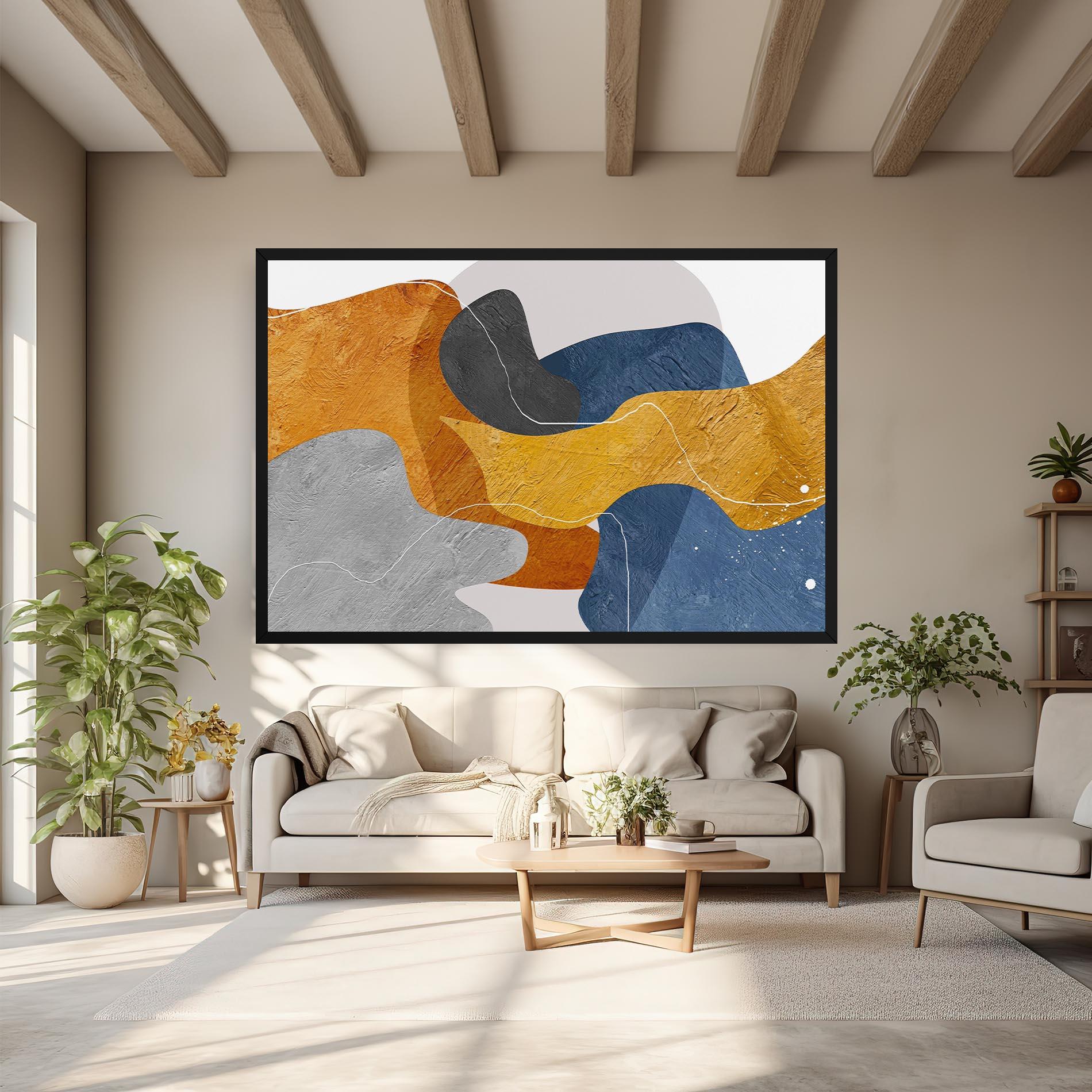 Tablou Canvas Abstract Color Mix mockup 6