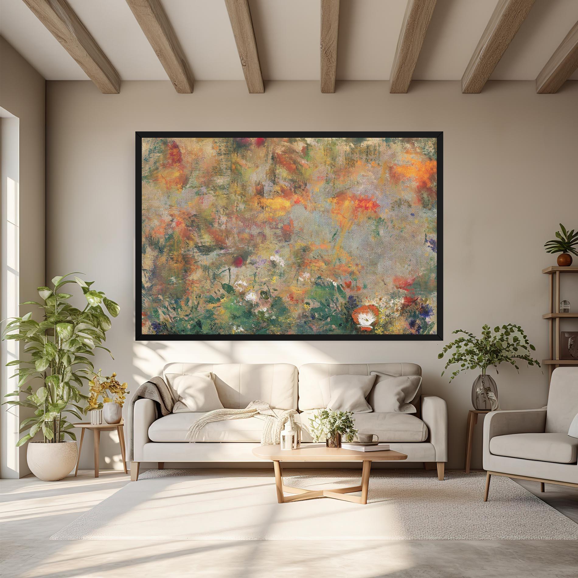 Tablou Canvas Abstract Flowers mockup 6