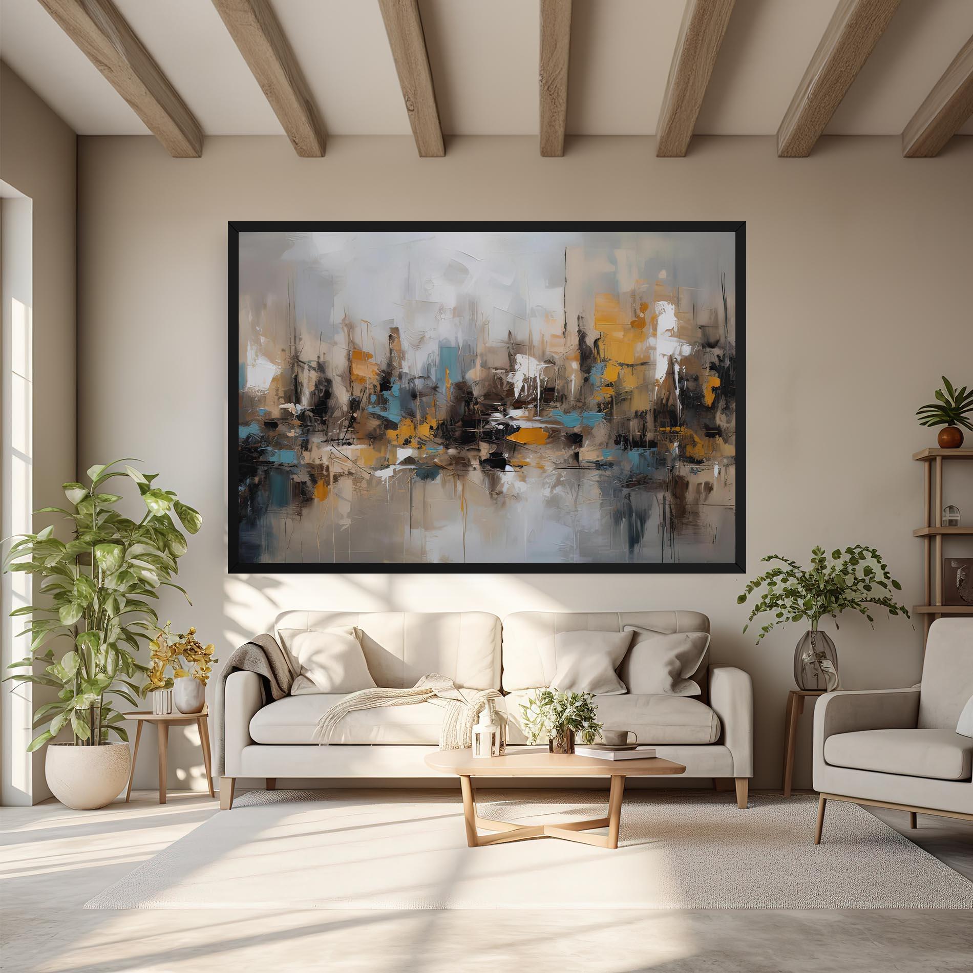 Tablou Canvas Abstract Los Angeles mockup 6