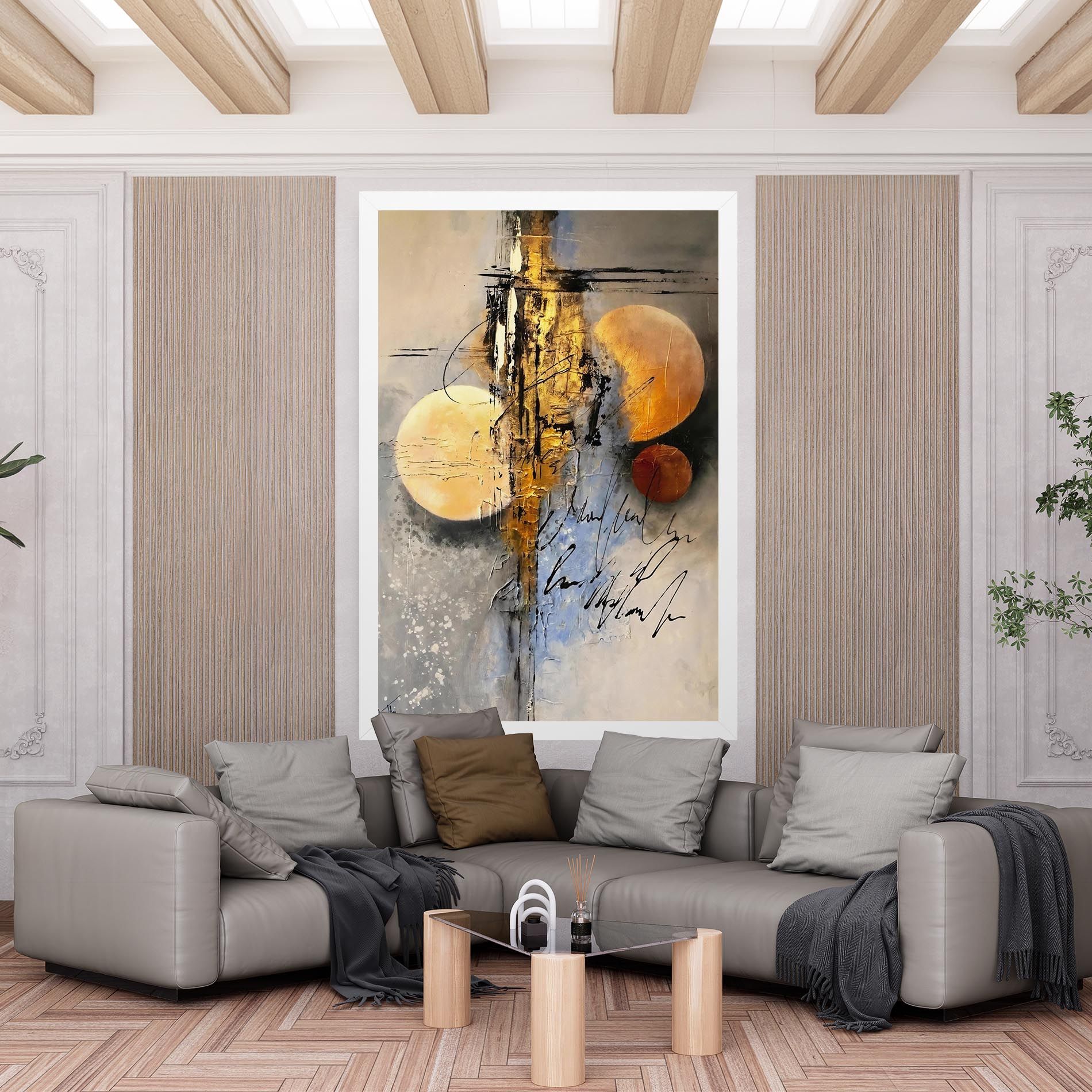 Abstract Moons mockup 6