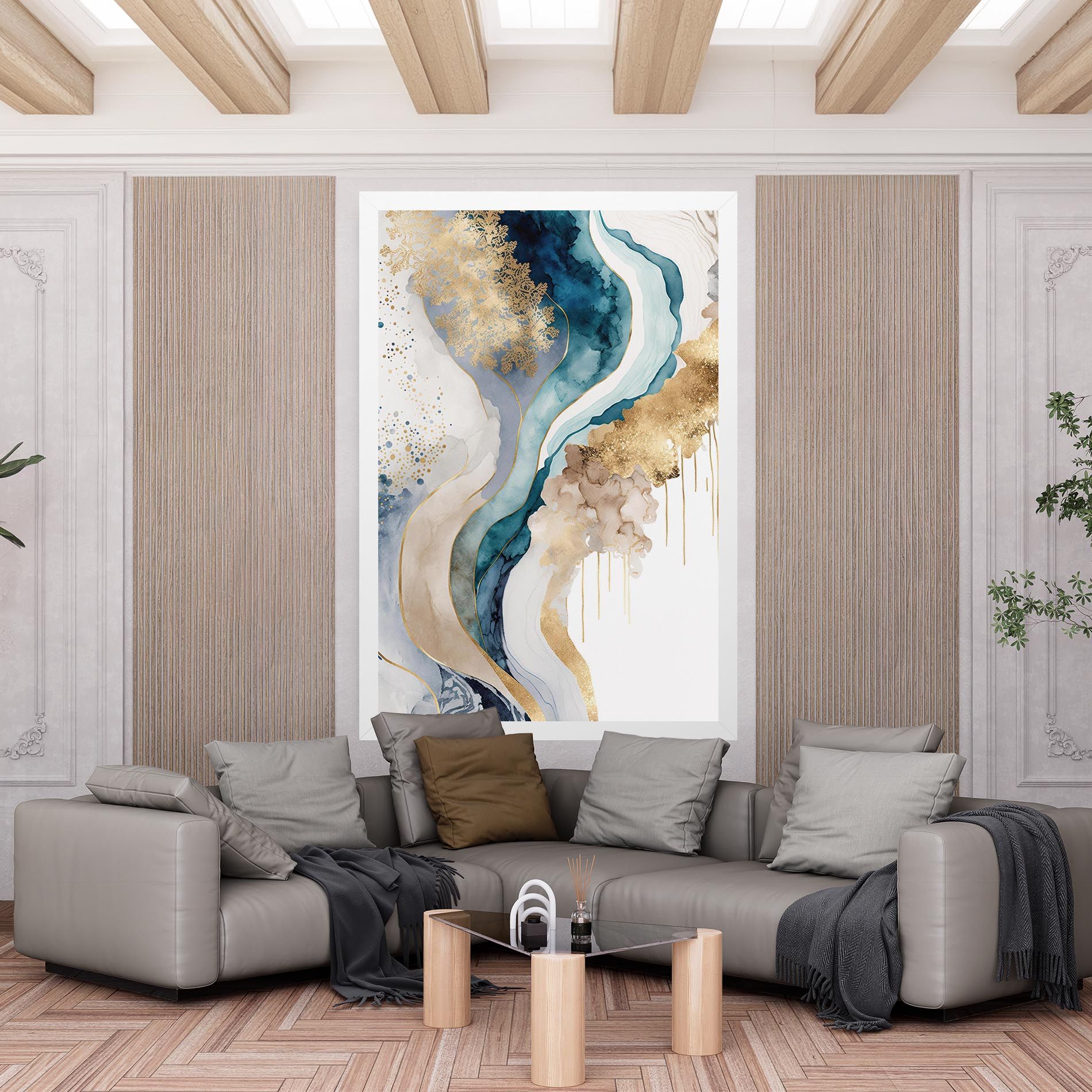 Light Blue Waves mockup 6