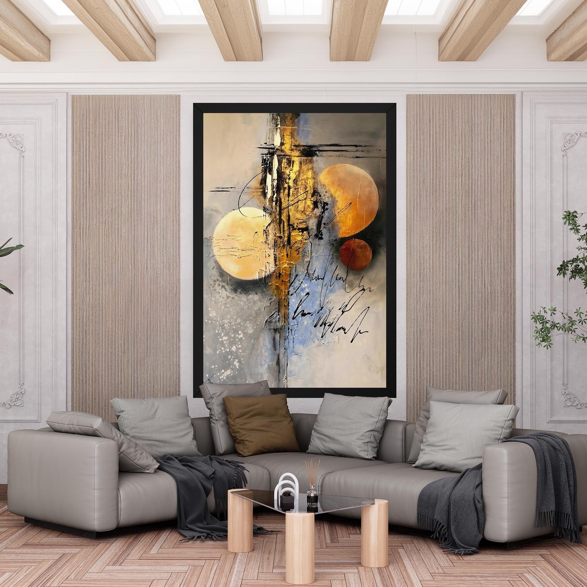 Abstract Moons mockup 6