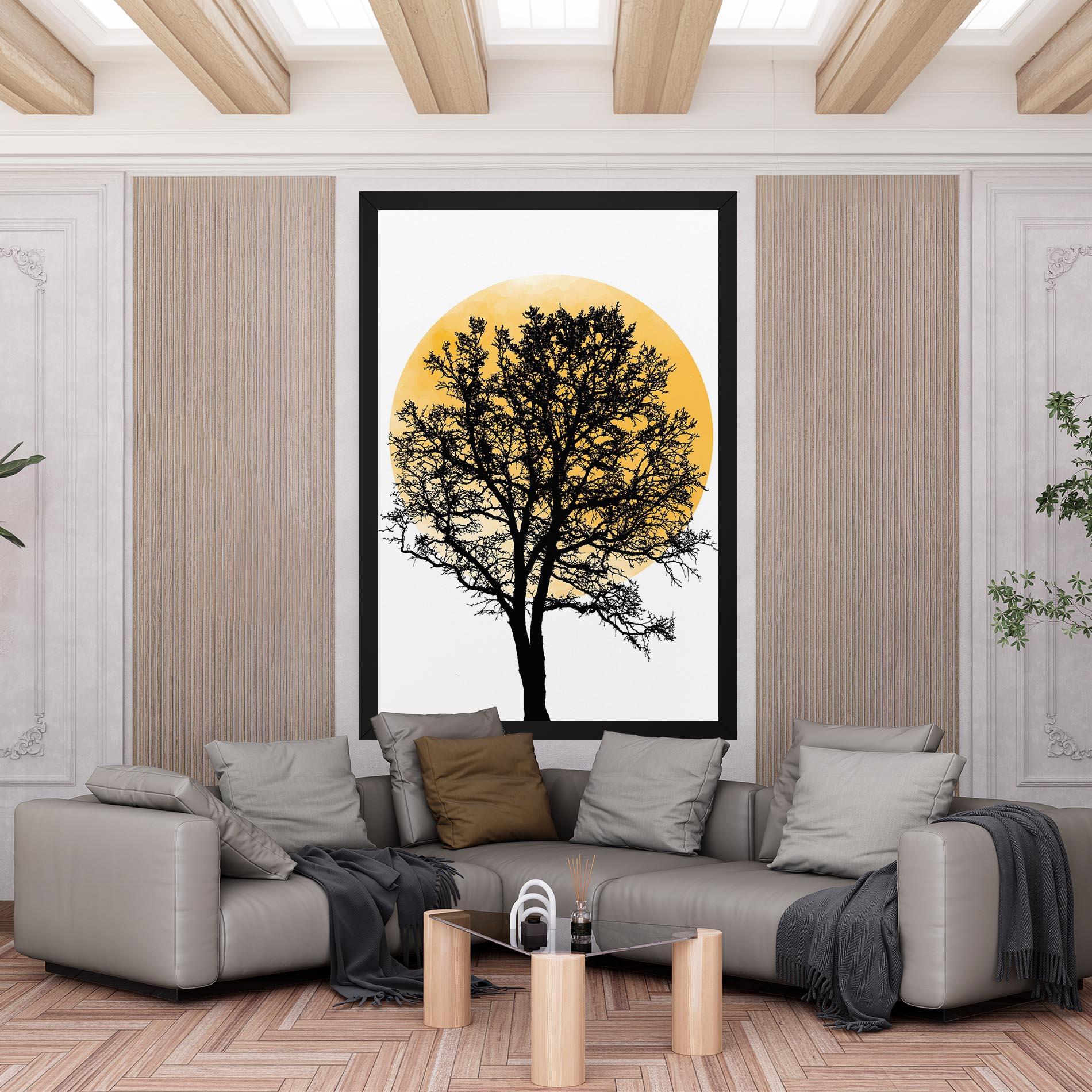 Tablou Canvas Orange Sun 01 mockup 6