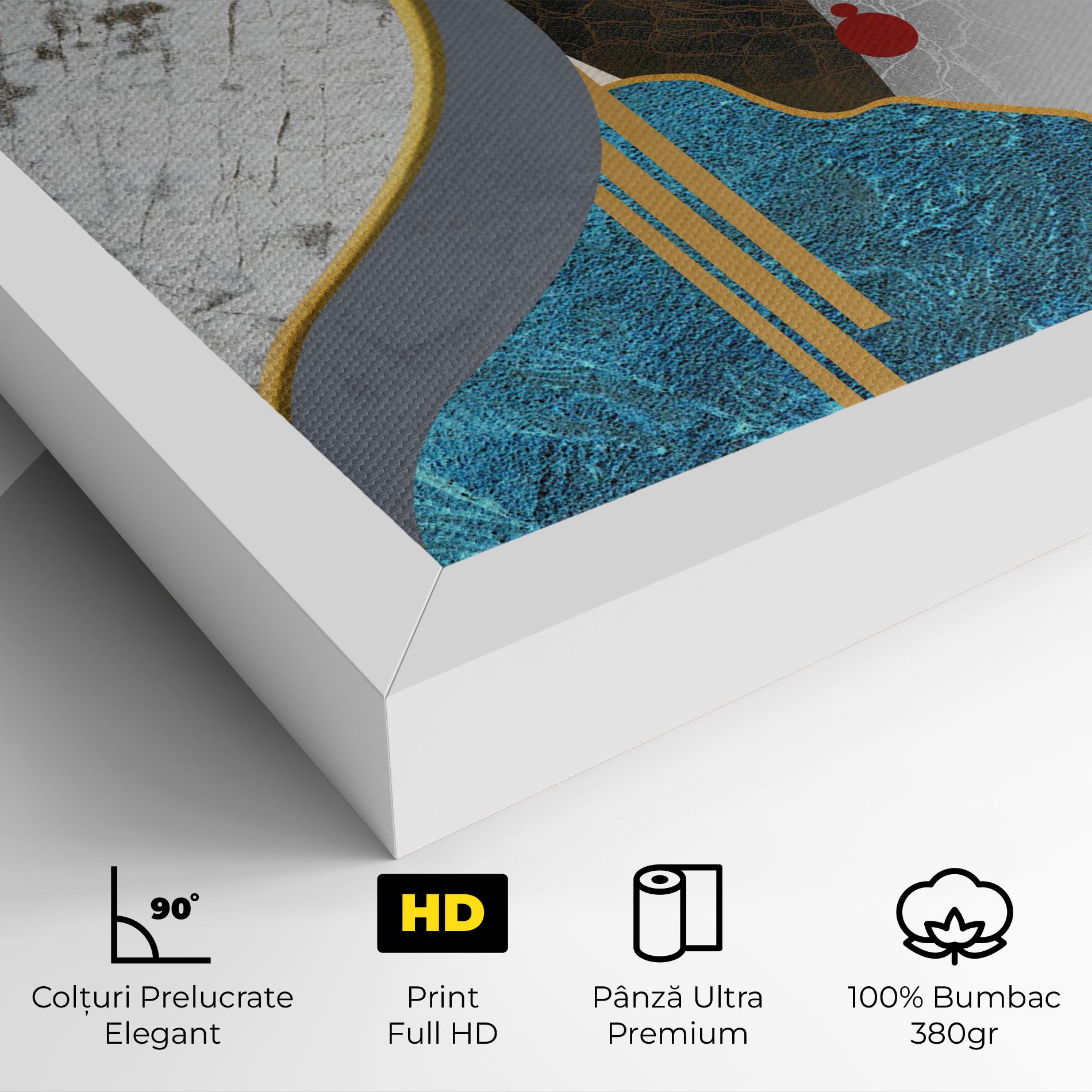 Abstract Blue Face mockup 4