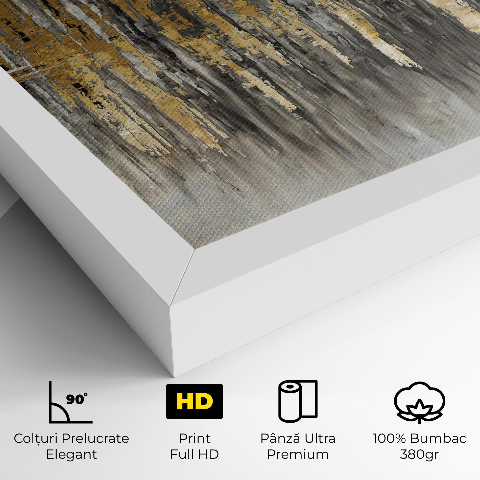 Tablou Canvas Acrylic Silver Paint mockup 4