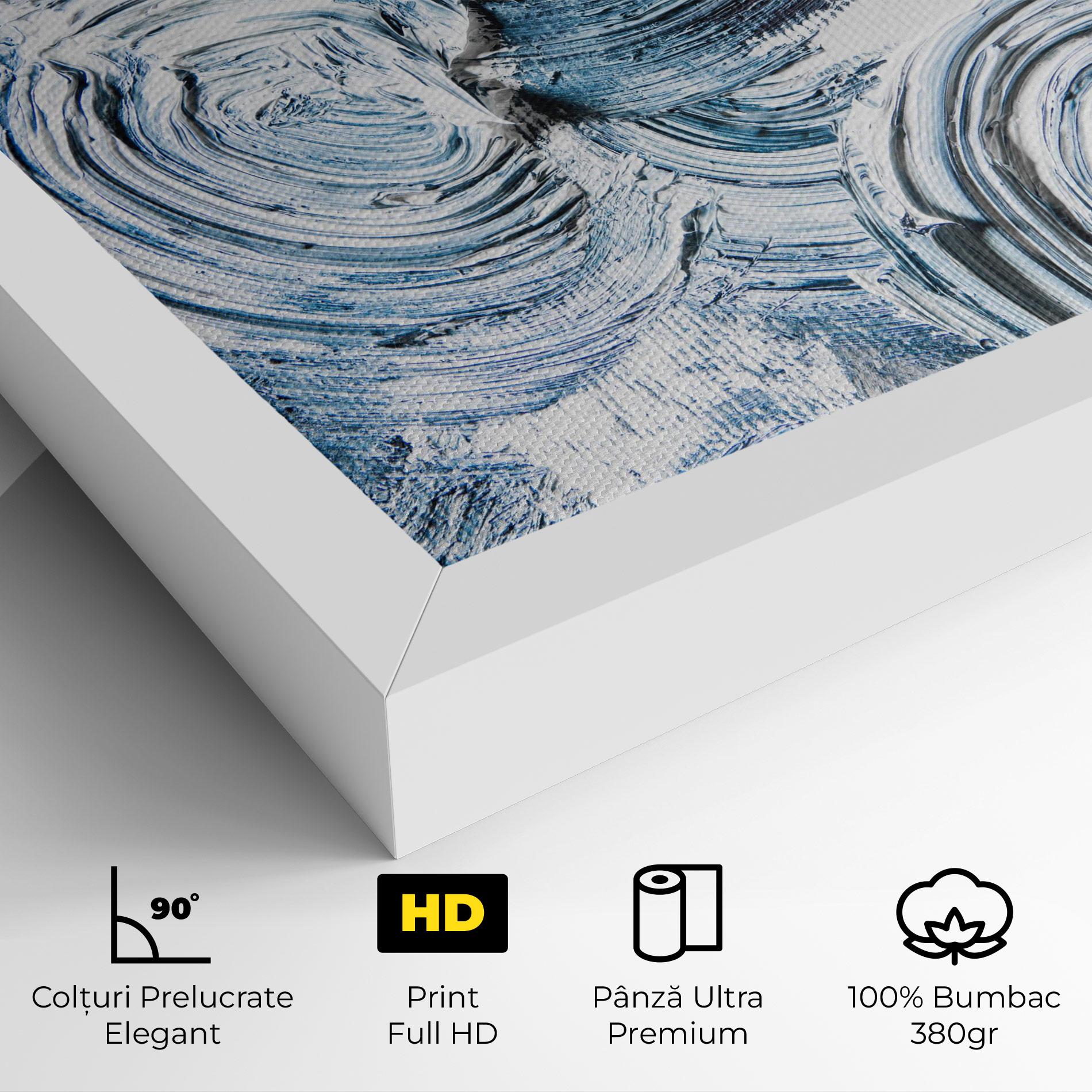 Tablou Canvas Cream Textured Painting mockup 4