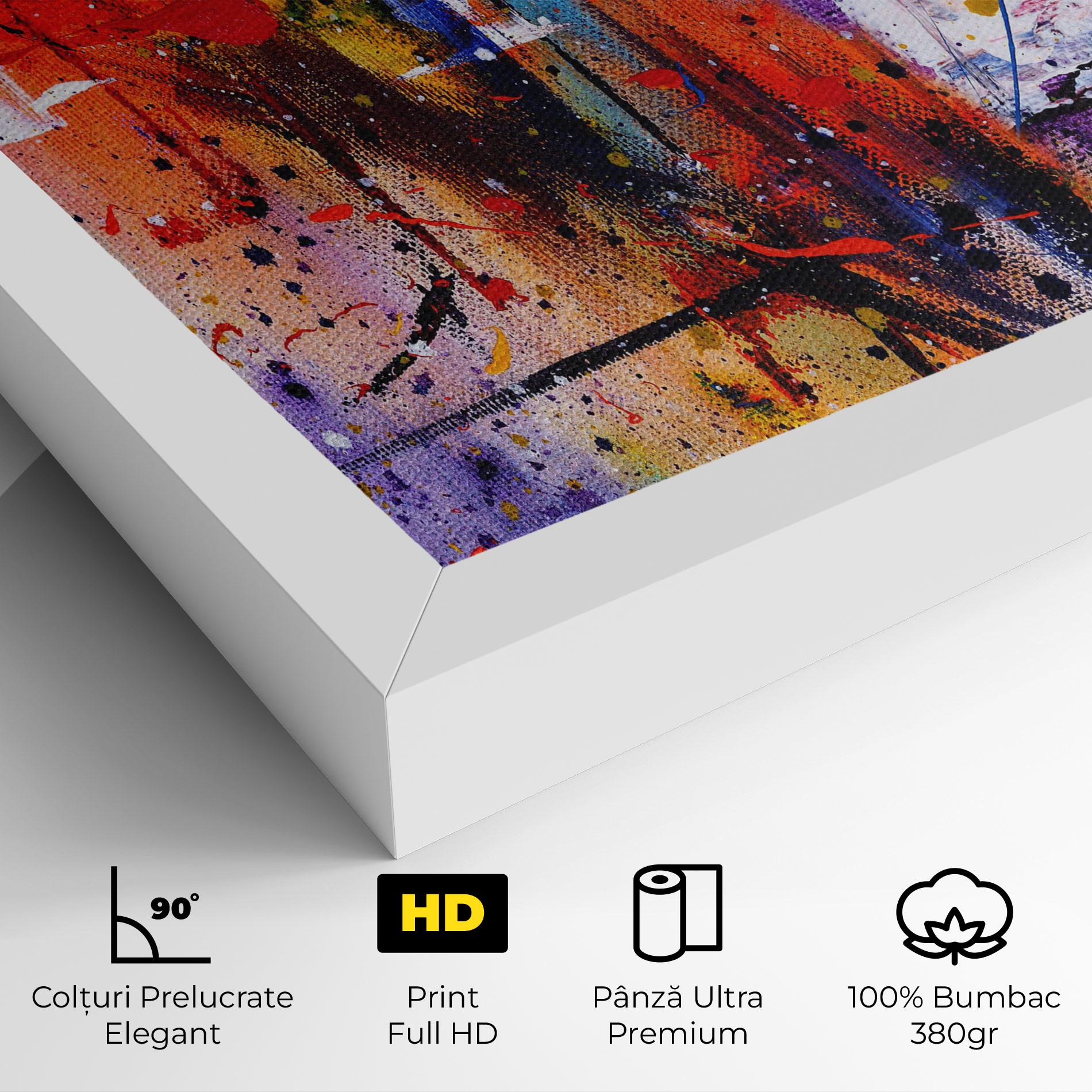 Tablou Canvas Hand Drawn Painting mockup 4