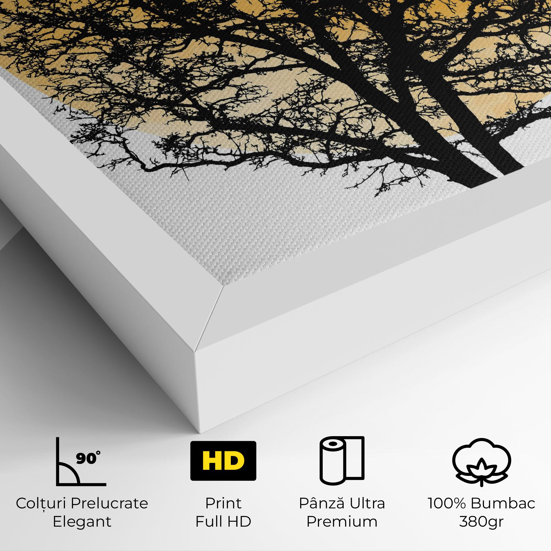 Tablou Canvas Orange Sun 01 mockup 4