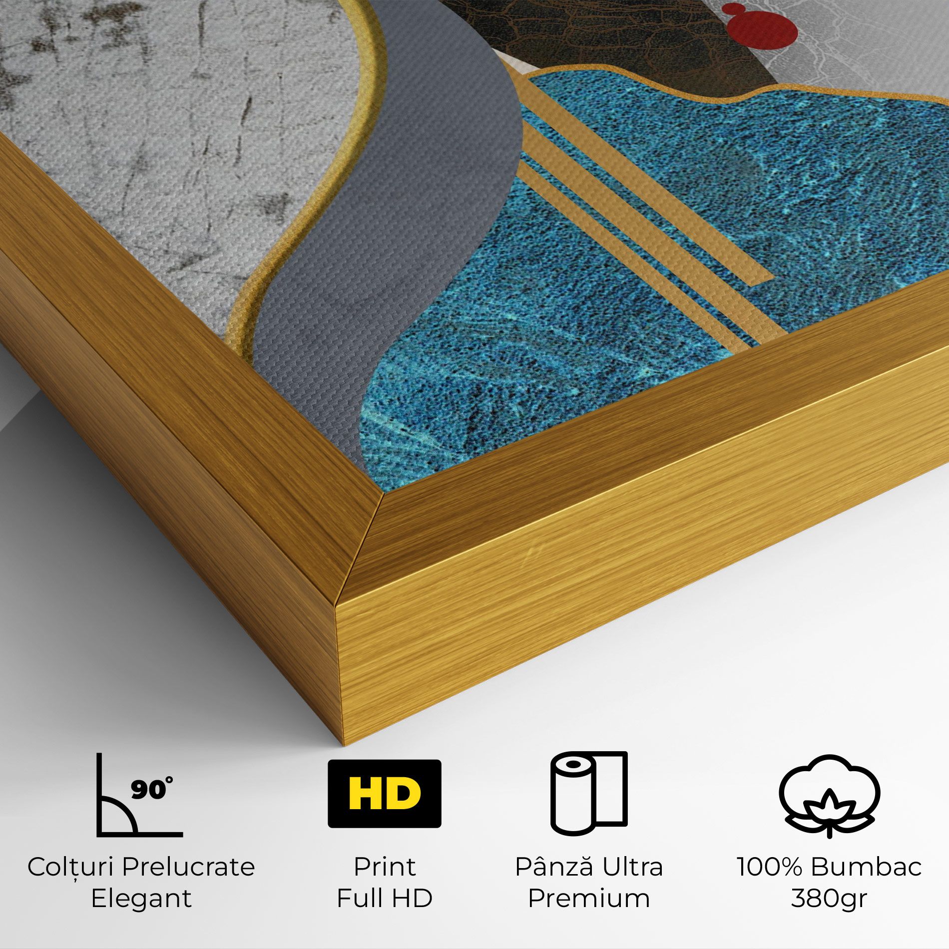 Abstract Blue Face mockup 4