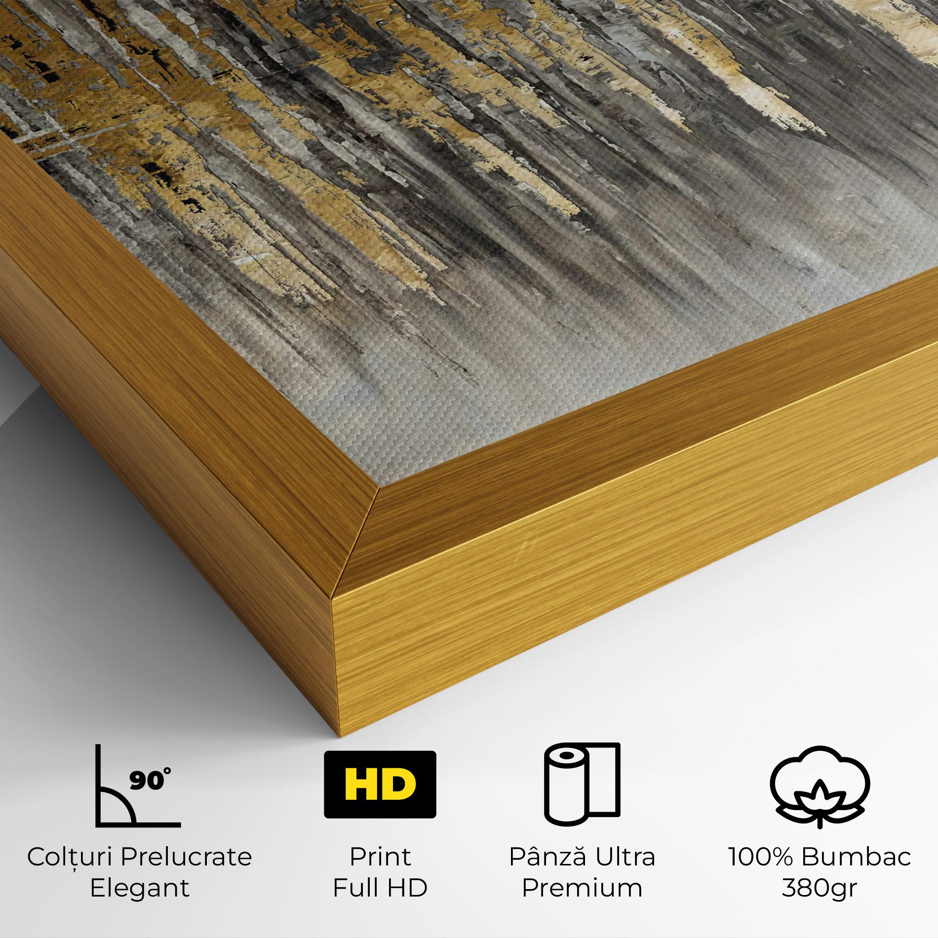 Tablou Canvas Acrylic Silver Paint mockup 4