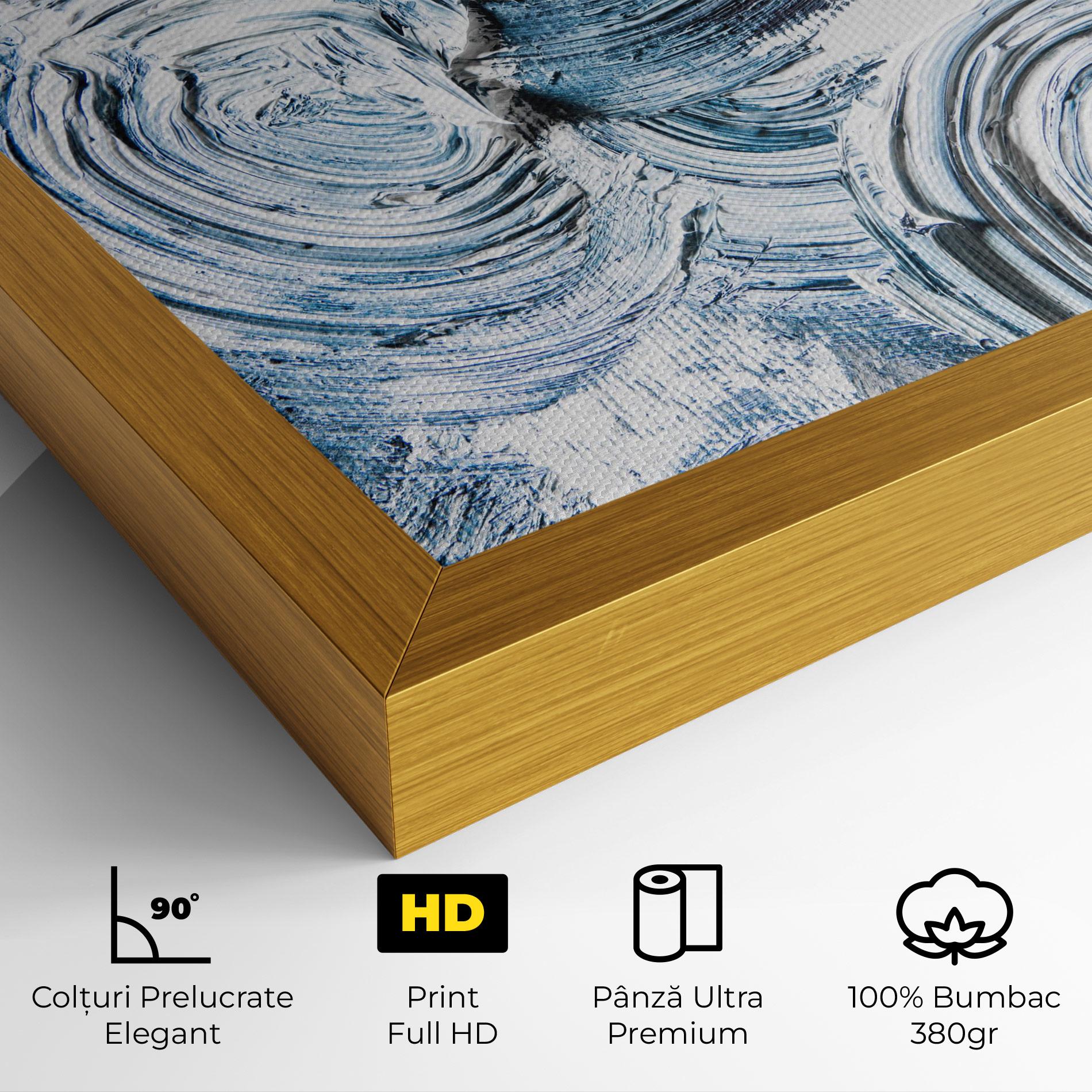 Tablou Canvas Cream Textured Painting mockup 4