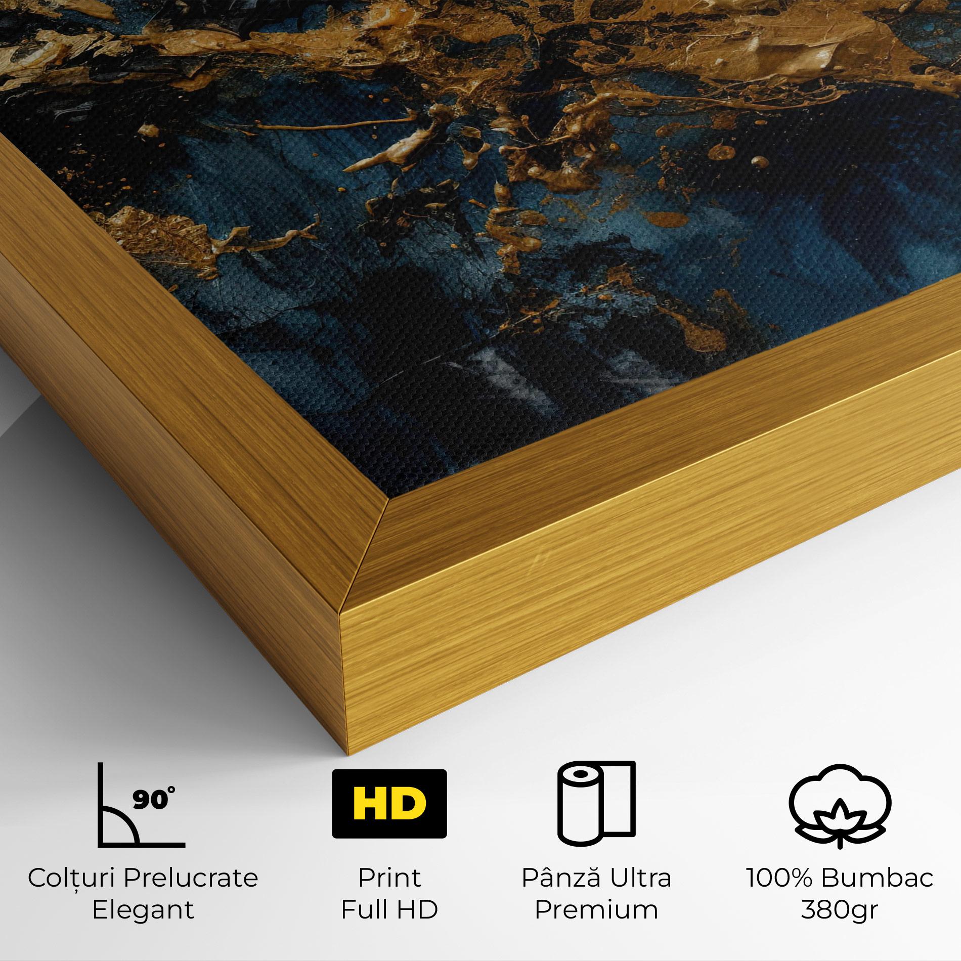 Tablou Canvas Gold Explosion mockup 4
