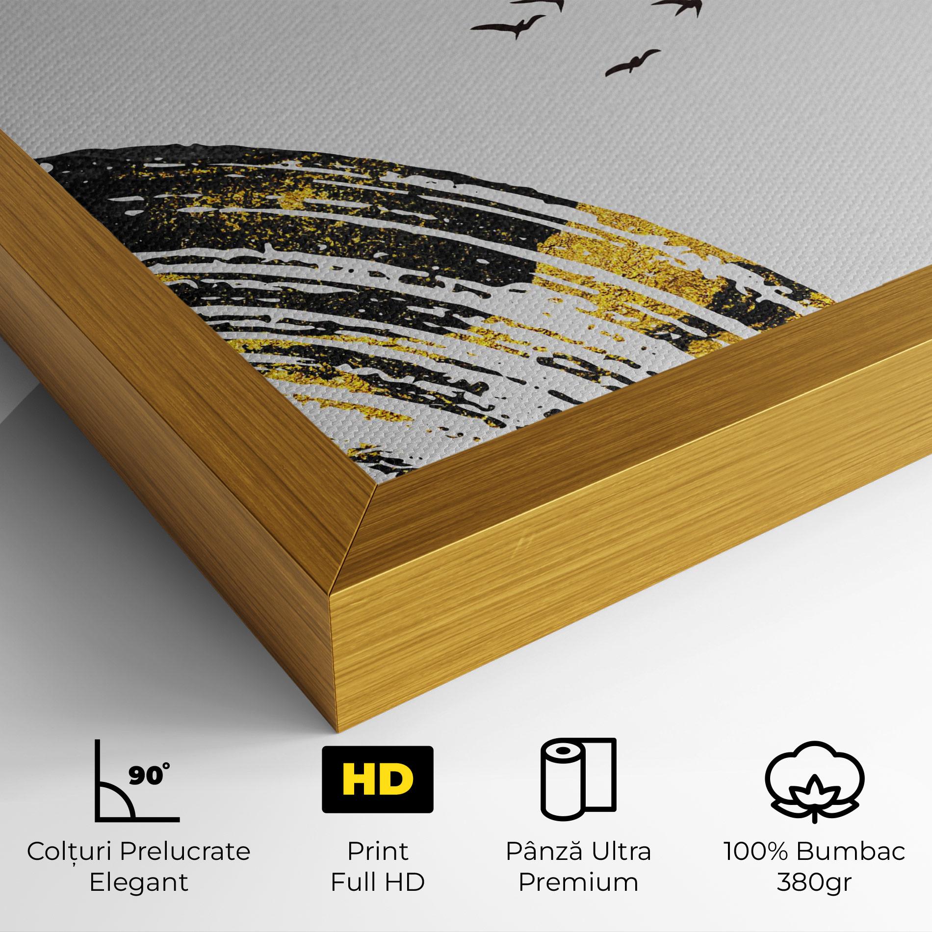 Tablou Canvas Golden Deer mockup 4
