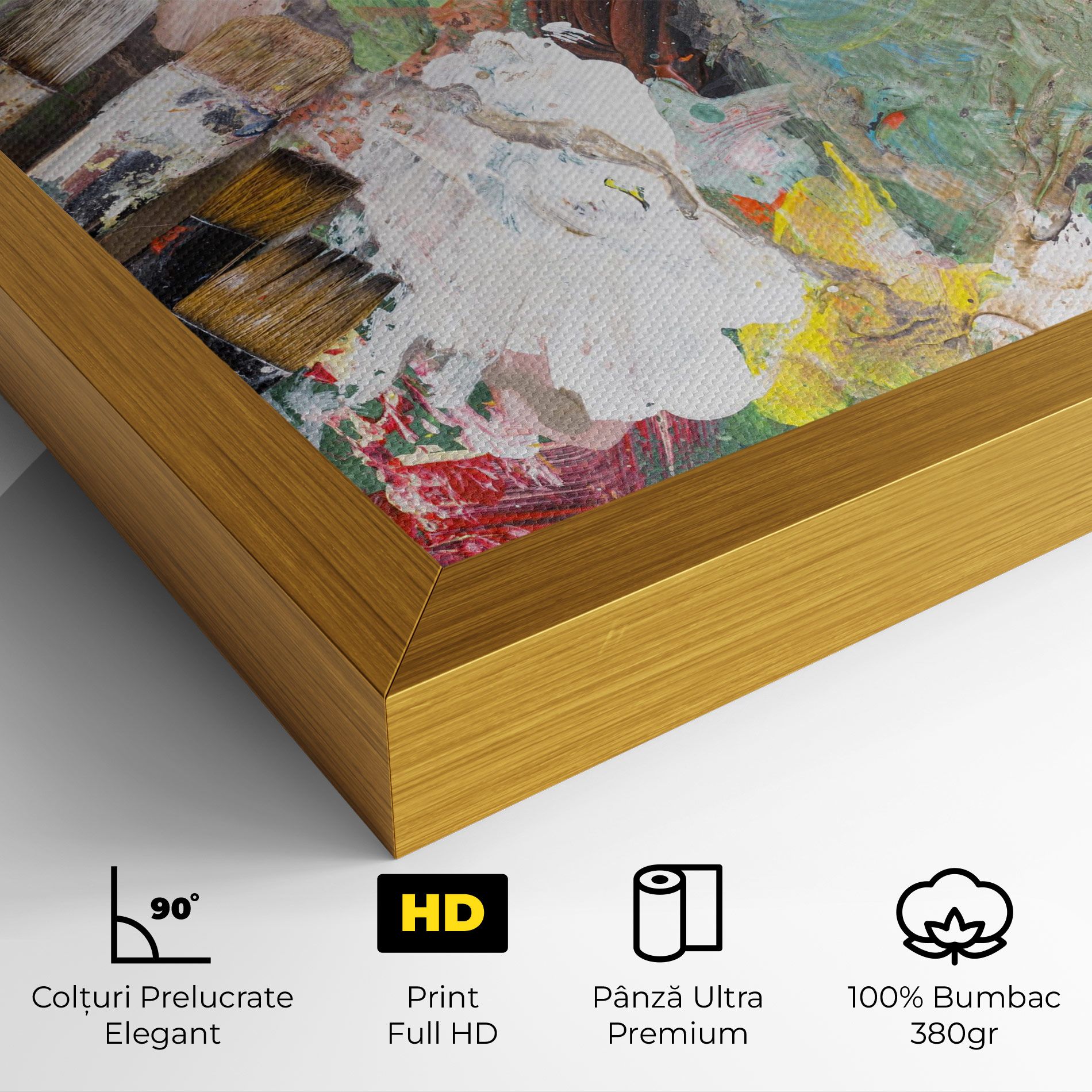 Messy Paint Brushes mockup 4