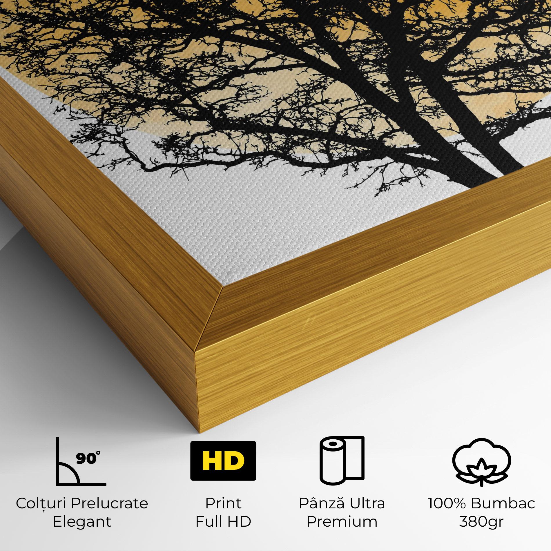 Tablou Canvas Orange Sun 01 mockup 4