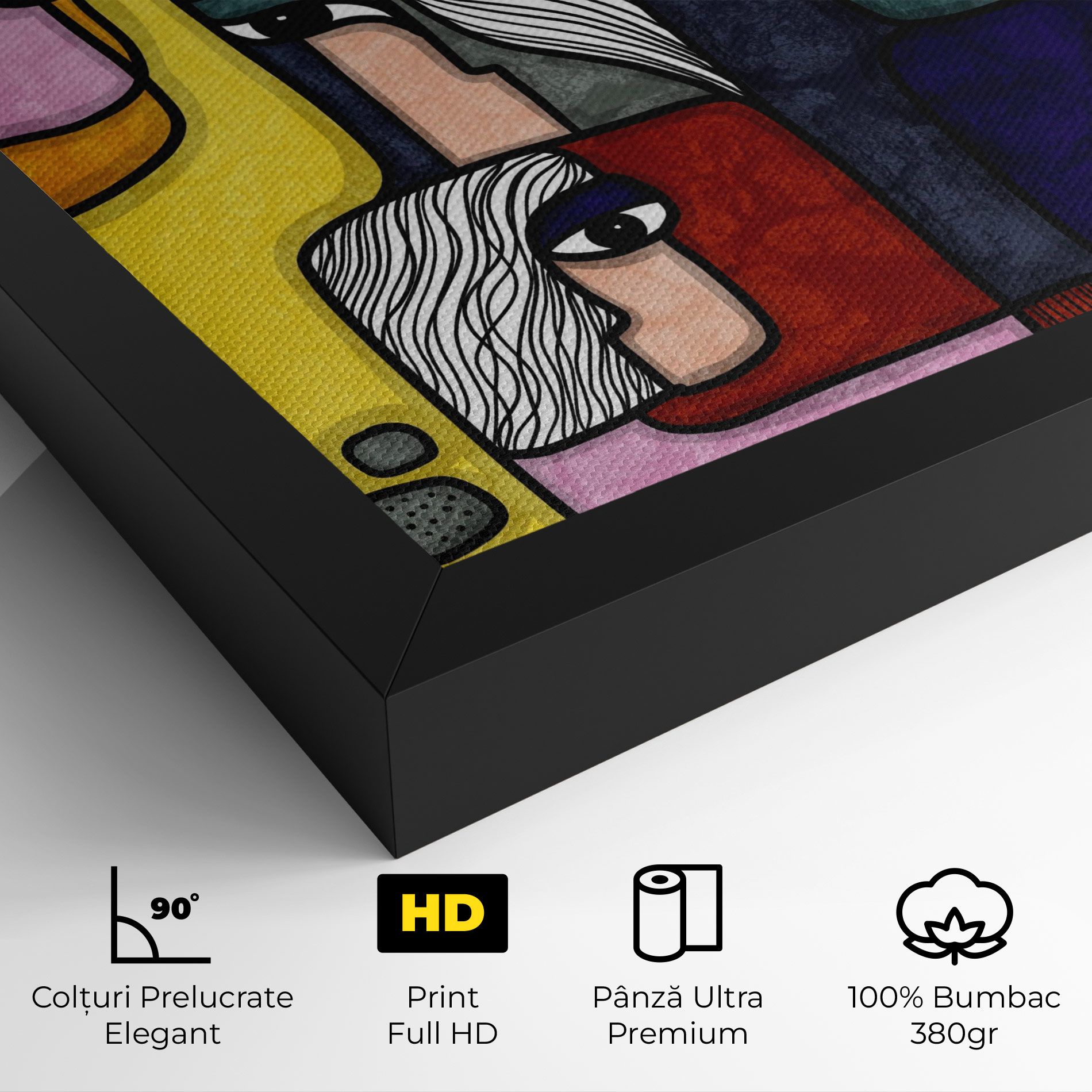 Abstract Looking Eyes mockup 4