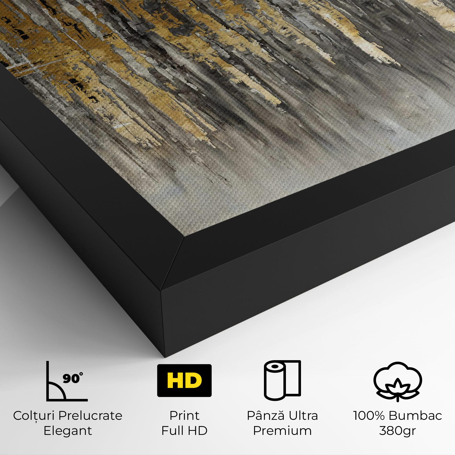 Tablou Canvas Acrylic Silver Paint mockup 4