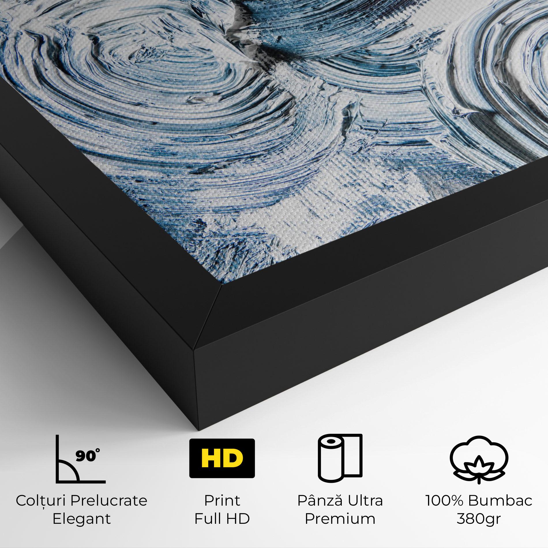 Tablou Canvas Cream Textured Painting mockup 4