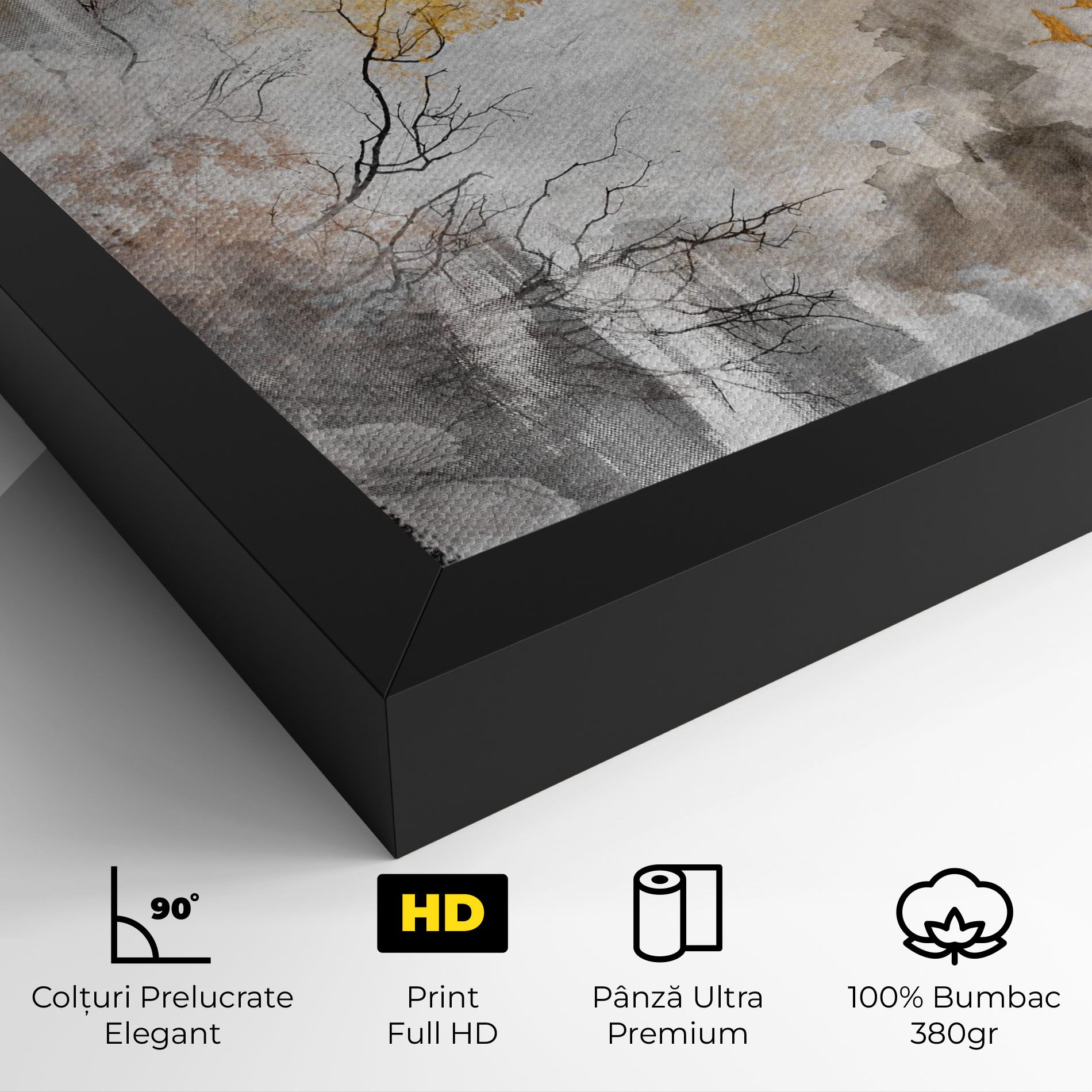 Gold Birds Flying mockup 4