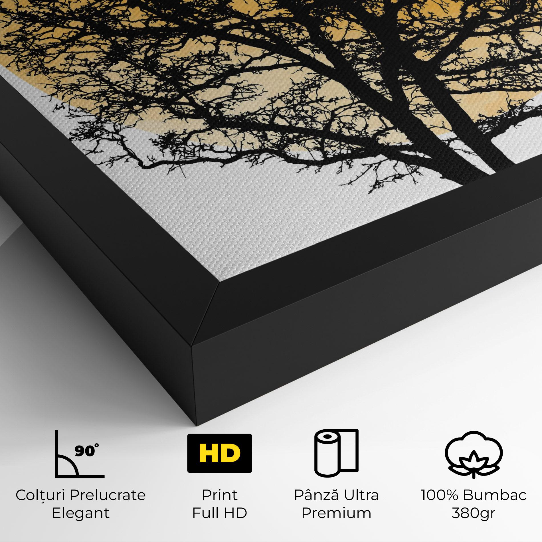 Tablou Canvas Orange Sun 01 mockup 4