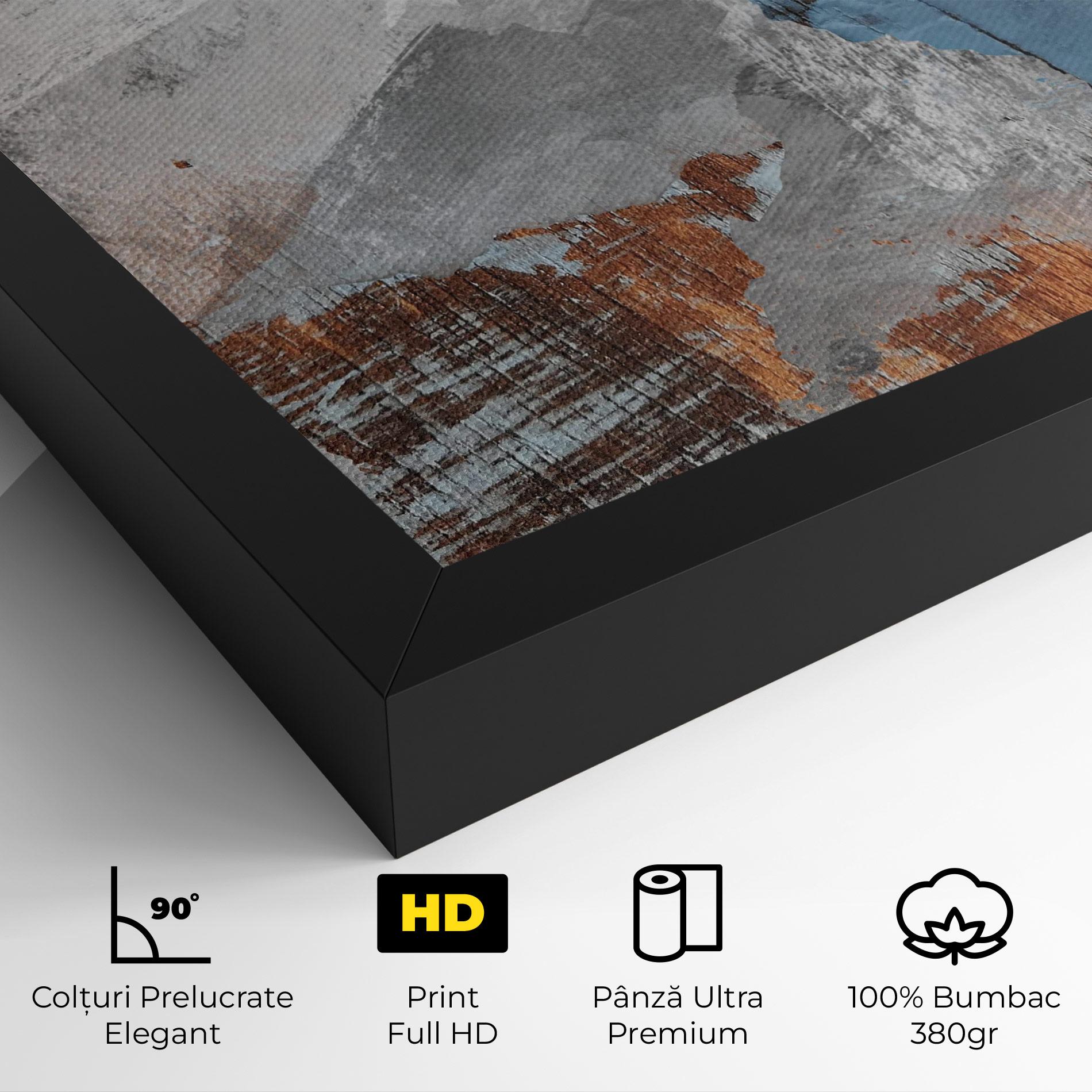 Tablou Canvas Paint On Wood mockup 4