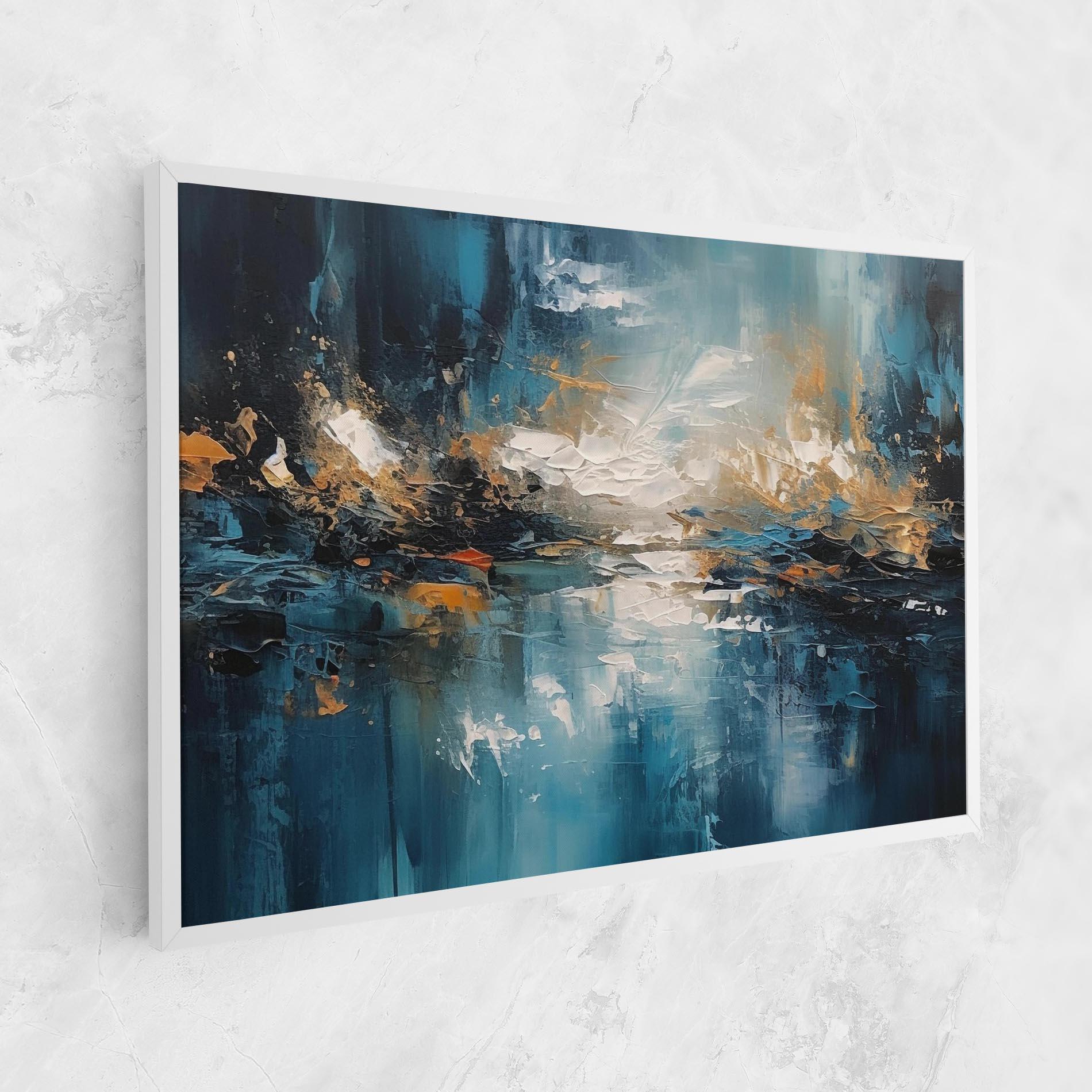 Tablou Canvas Abstract Blue Art mockup 1