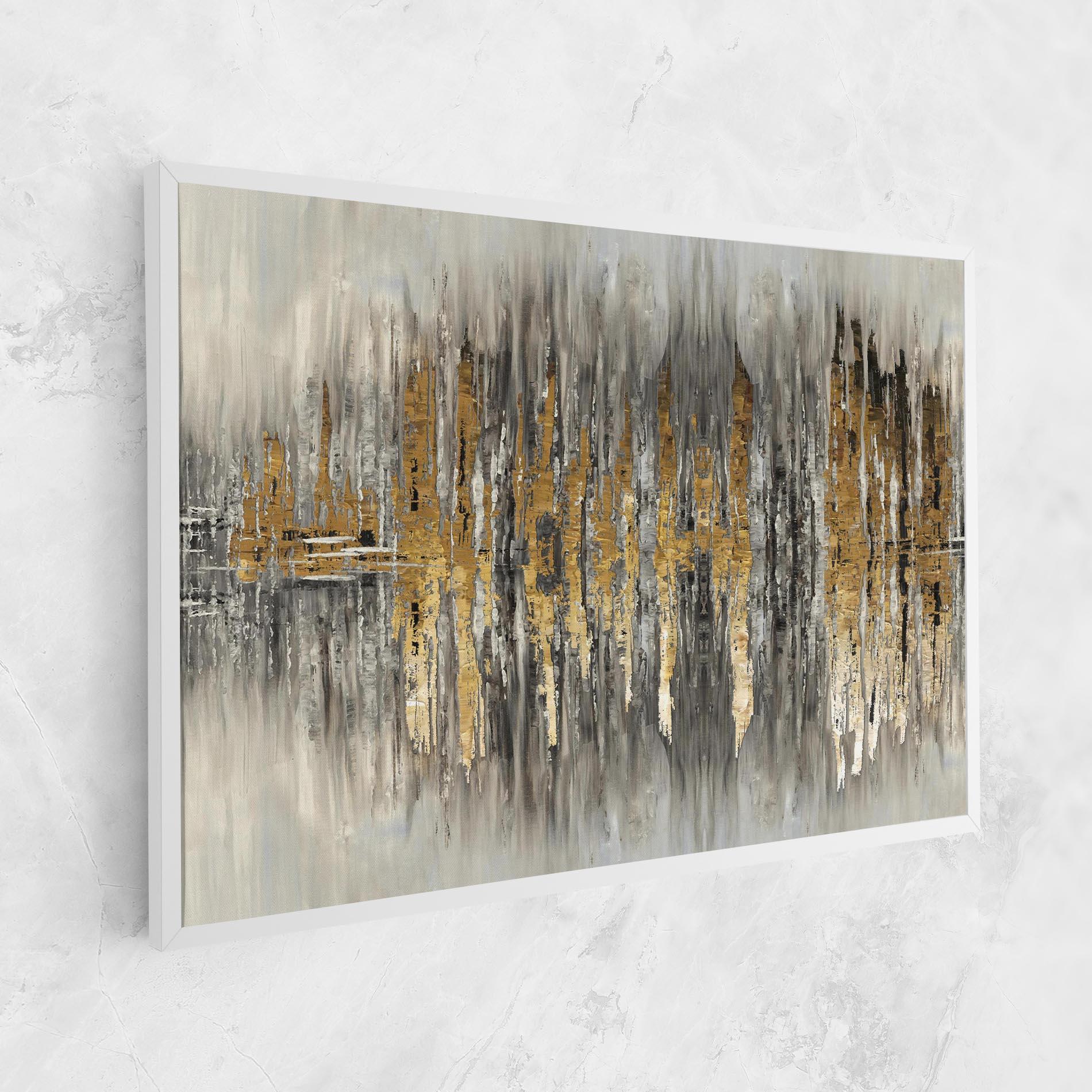 Tablou Canvas Acrylic Silver Paint mockup 1