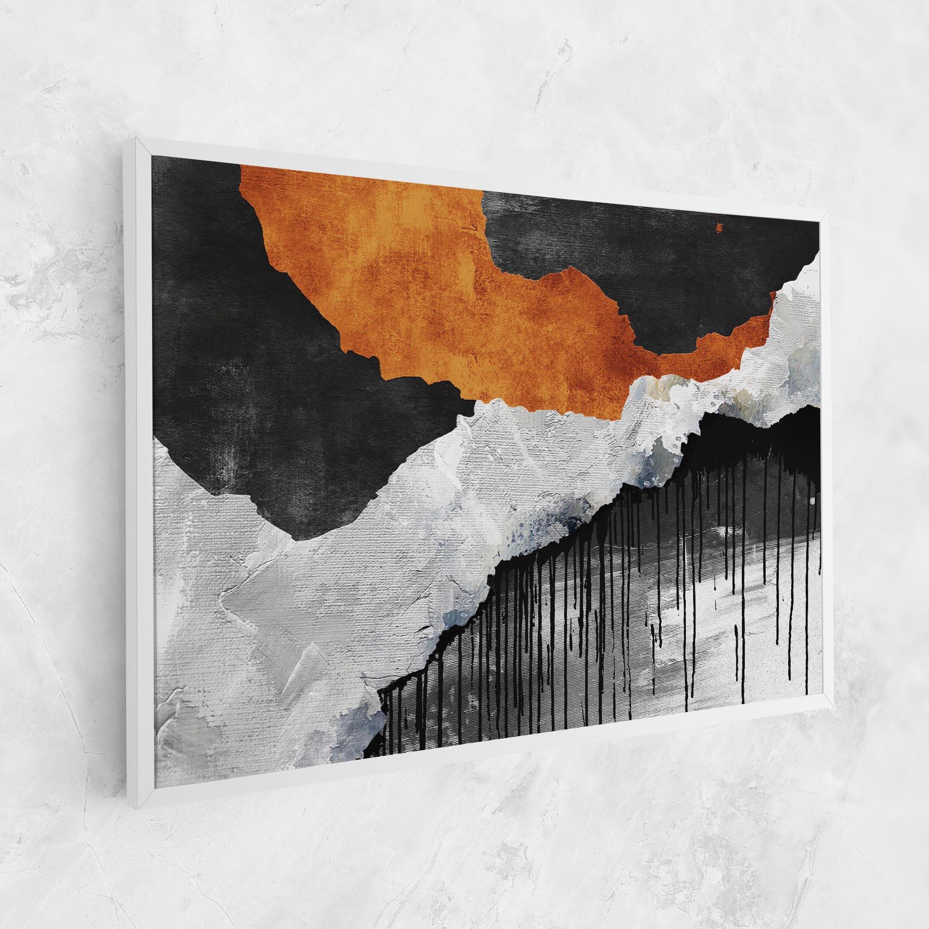 Tablou Canvas Black Paint Flowing mockup 1