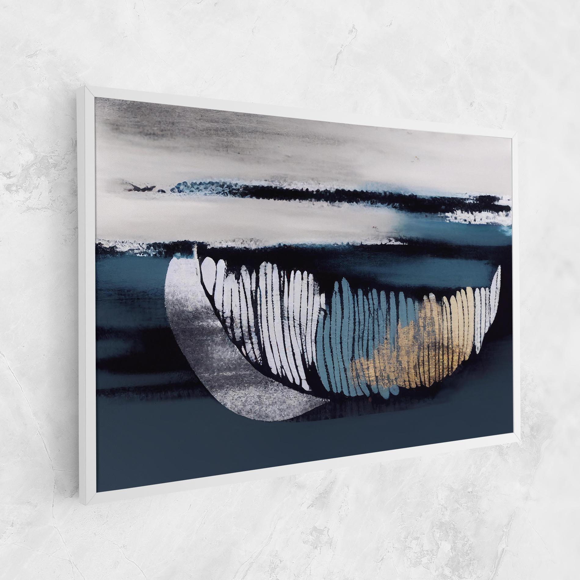 Tablou Canvas Blue Feather mockup 1