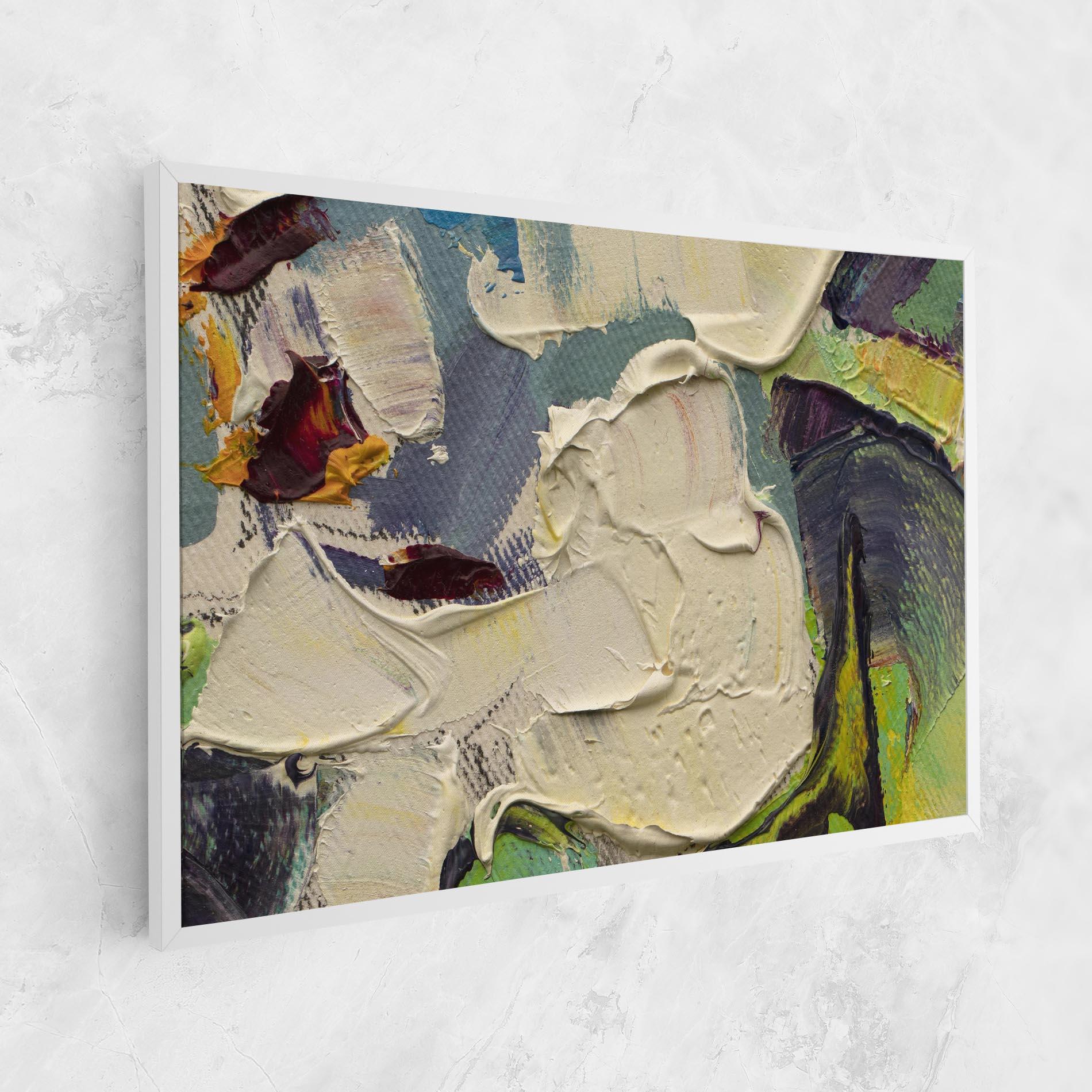 Tablou Canvas Closeup Oil Painting mockup 1