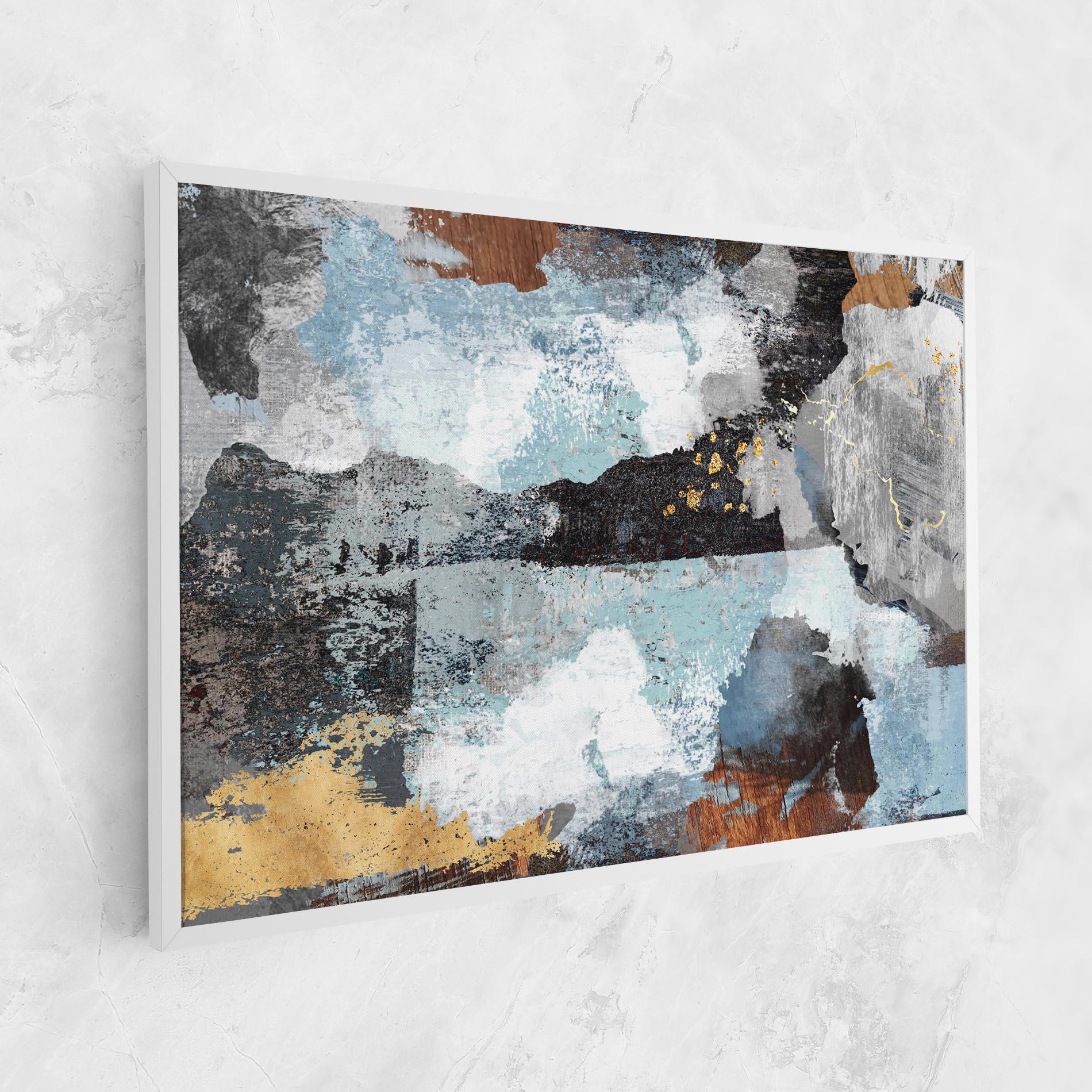 Tablou Canvas Gold Little Points mockup 1