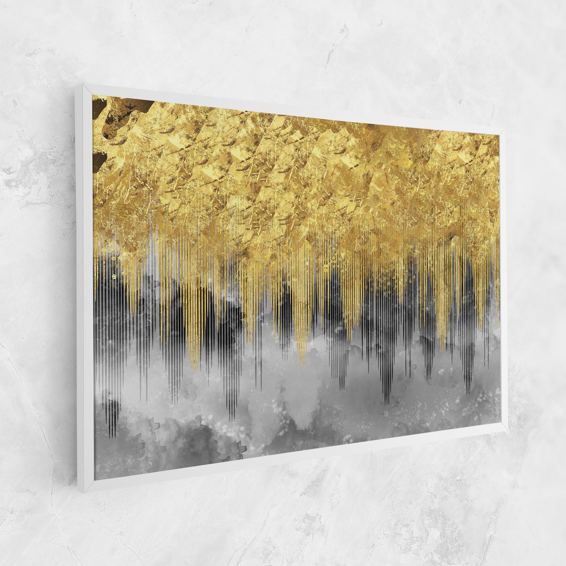 Tablou Canvas Golden Grey mockup 1