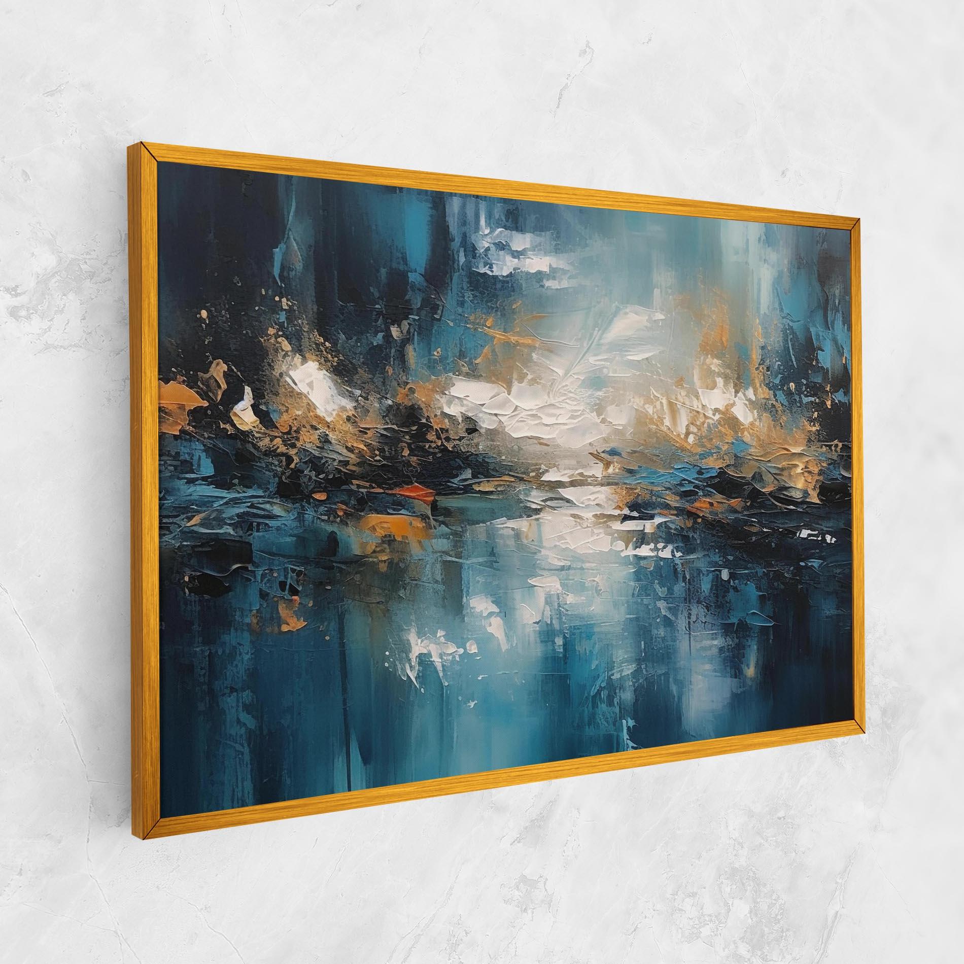 Tablou Canvas Abstract Blue Art mockup 1