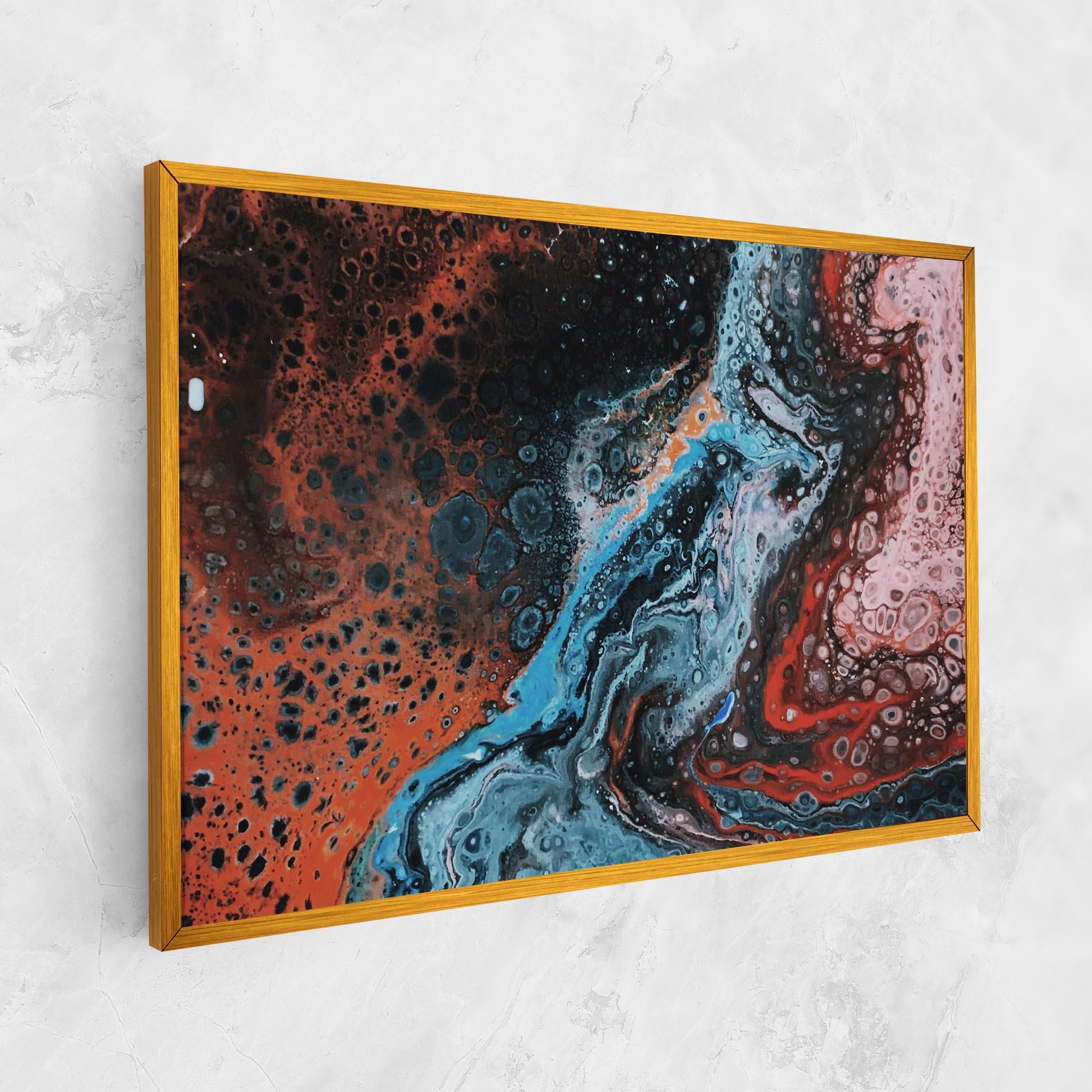 Tablou Canvas Abstract Turqoise Colors mockup 1