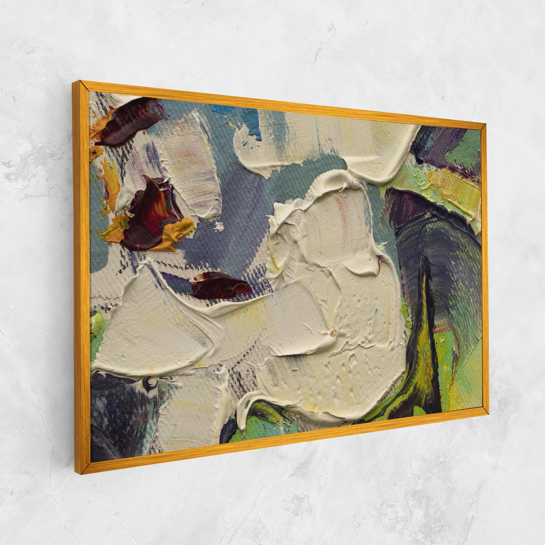 Tablou Canvas Closeup Oil Painting mockup 1