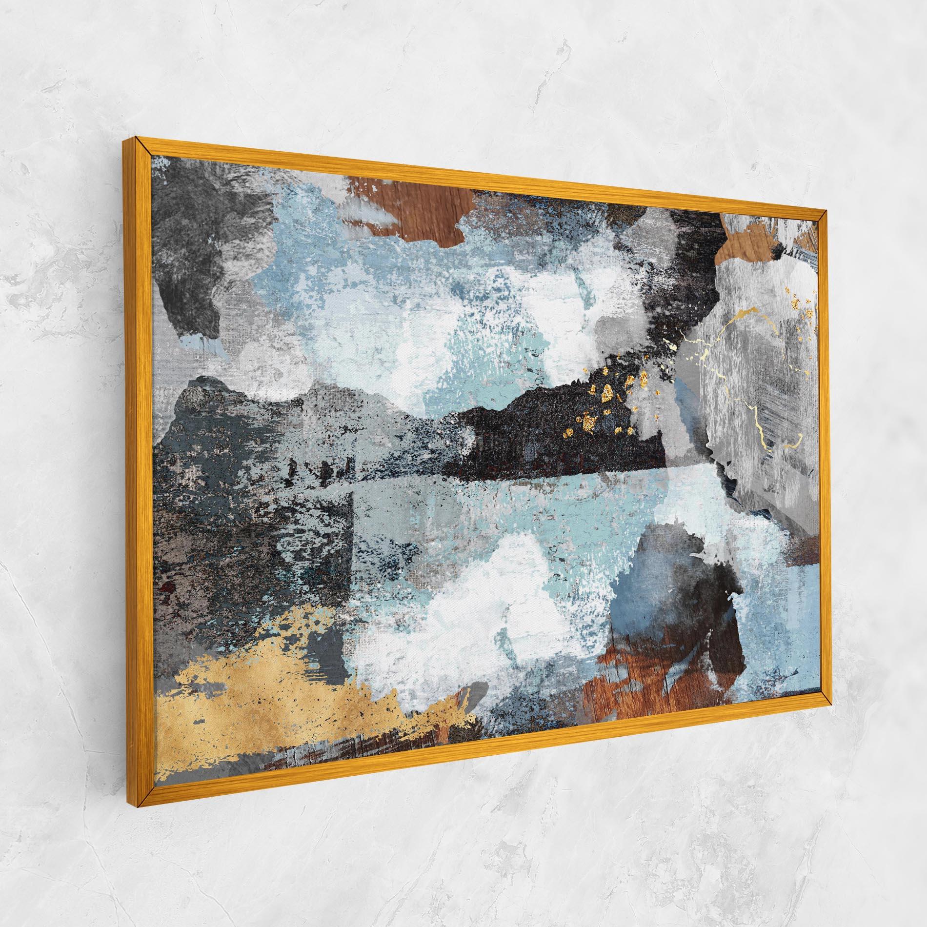 Tablou Canvas Gold Little Points mockup 1