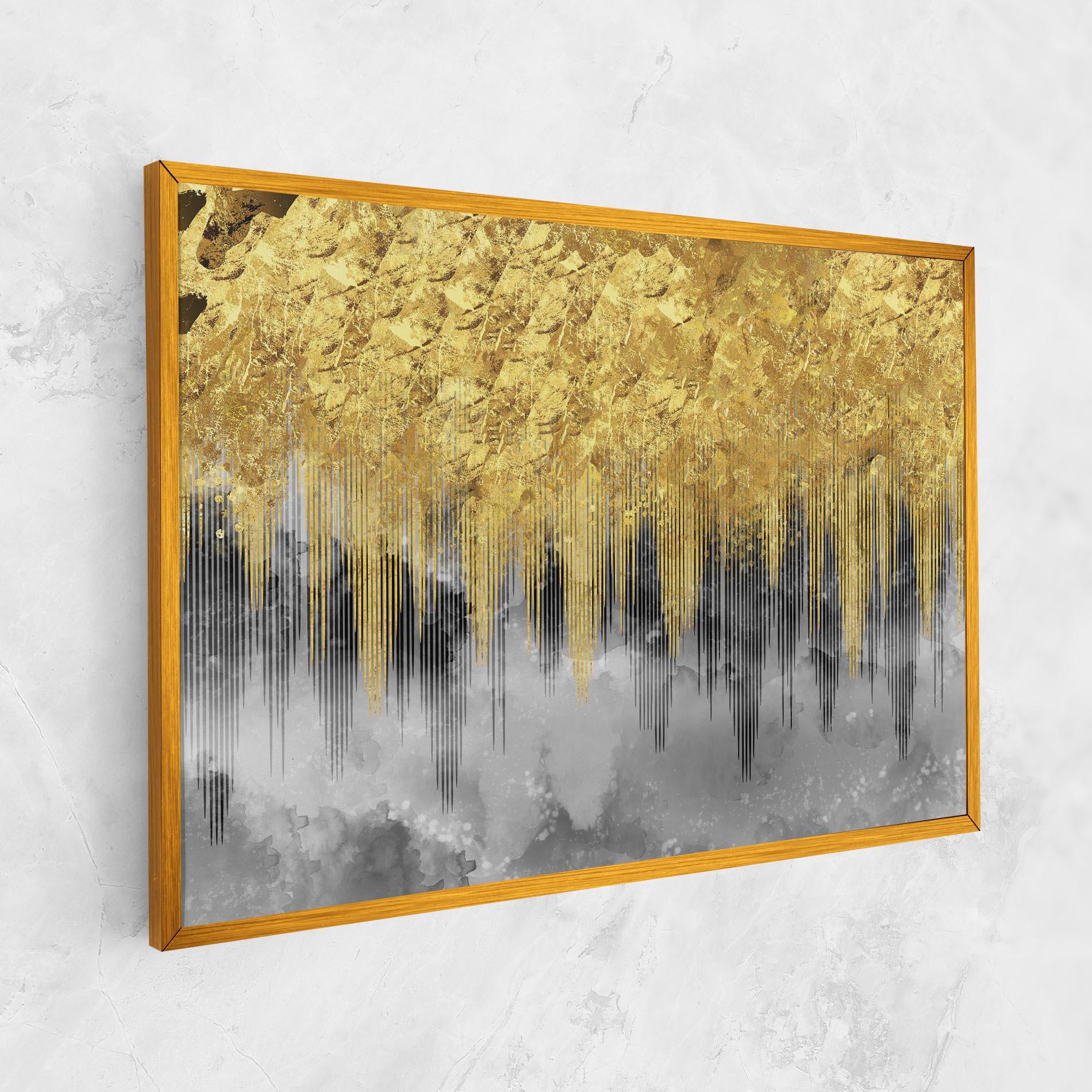 Tablou Canvas Golden Grey mockup 1