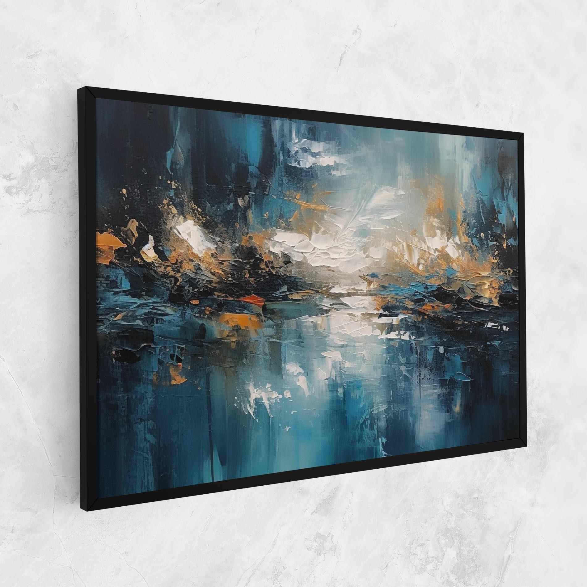 Tablou Canvas Abstract Blue Art mockup 1