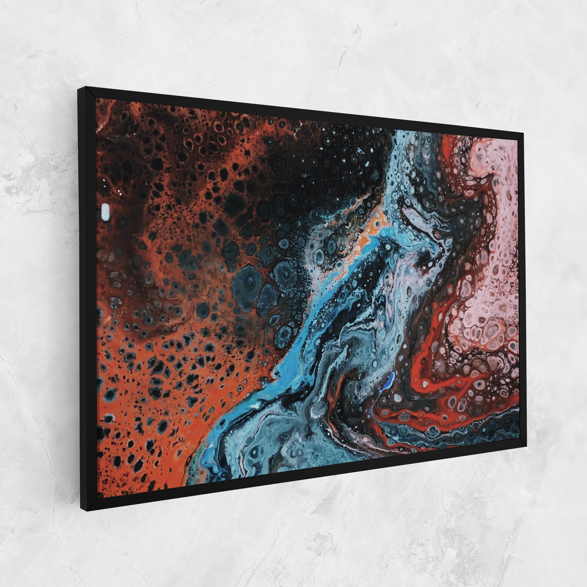 Tablou Canvas Abstract Turqoise Colors mockup 1