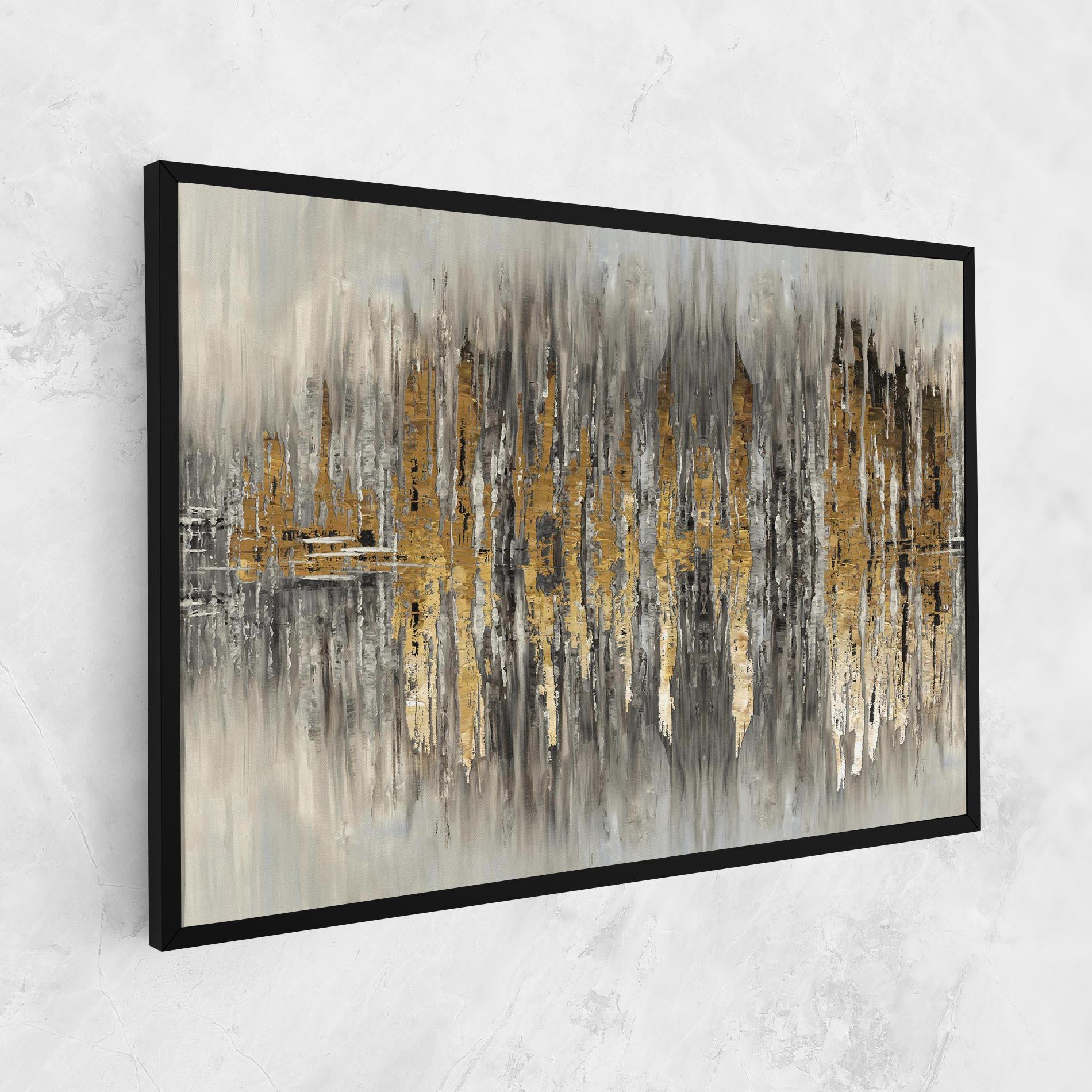 Tablou Canvas Acrylic Silver Paint mockup 1