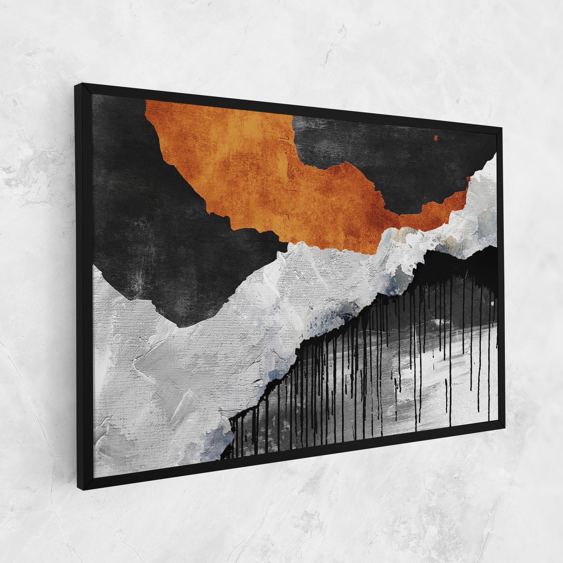 Tablou Canvas Black Paint Flowing mockup 1