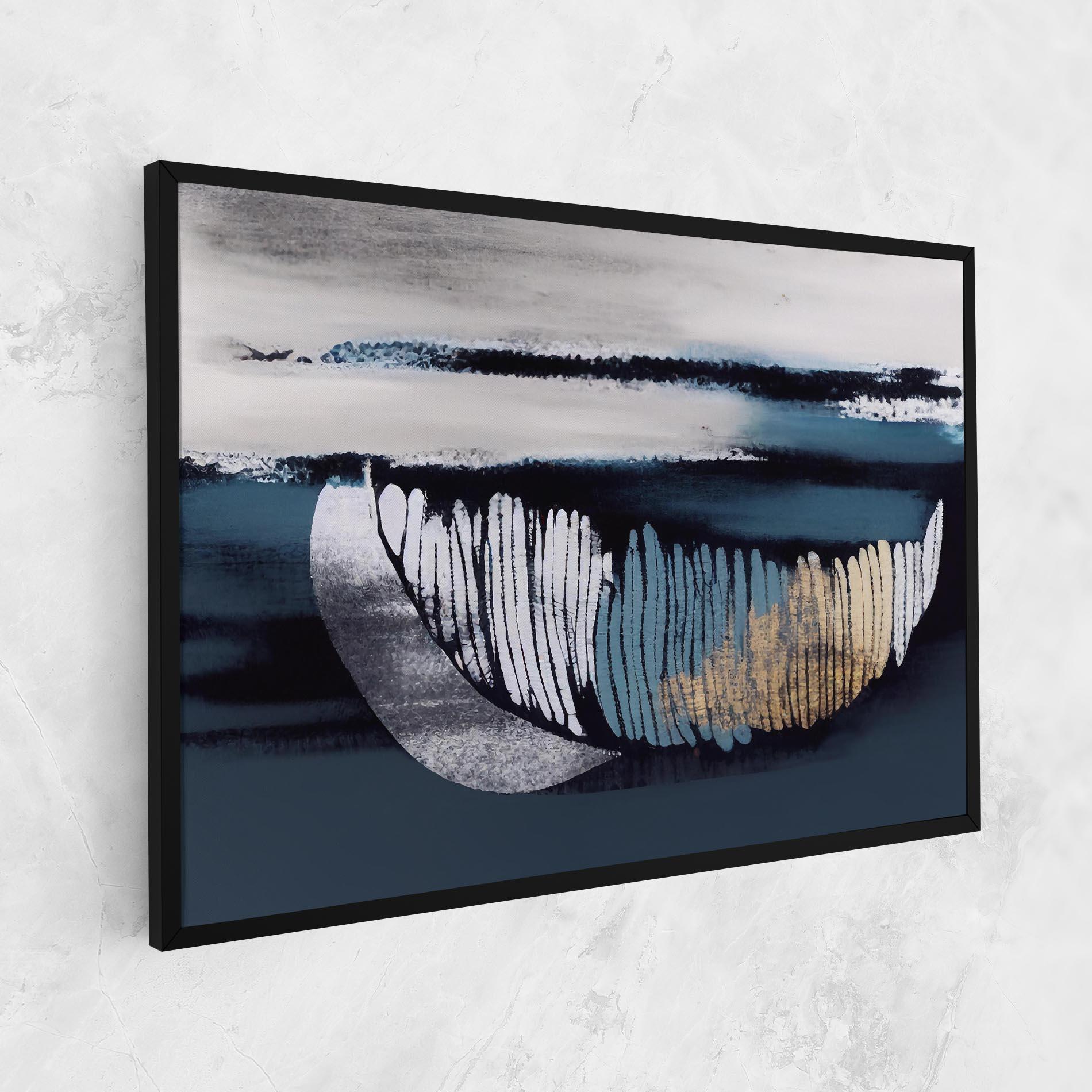 Tablou Canvas Blue Feather mockup 1