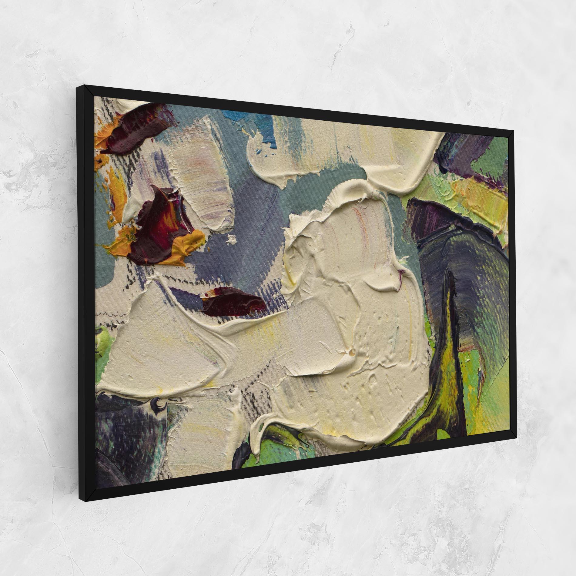 Tablou Canvas Closeup Oil Painting mockup 1